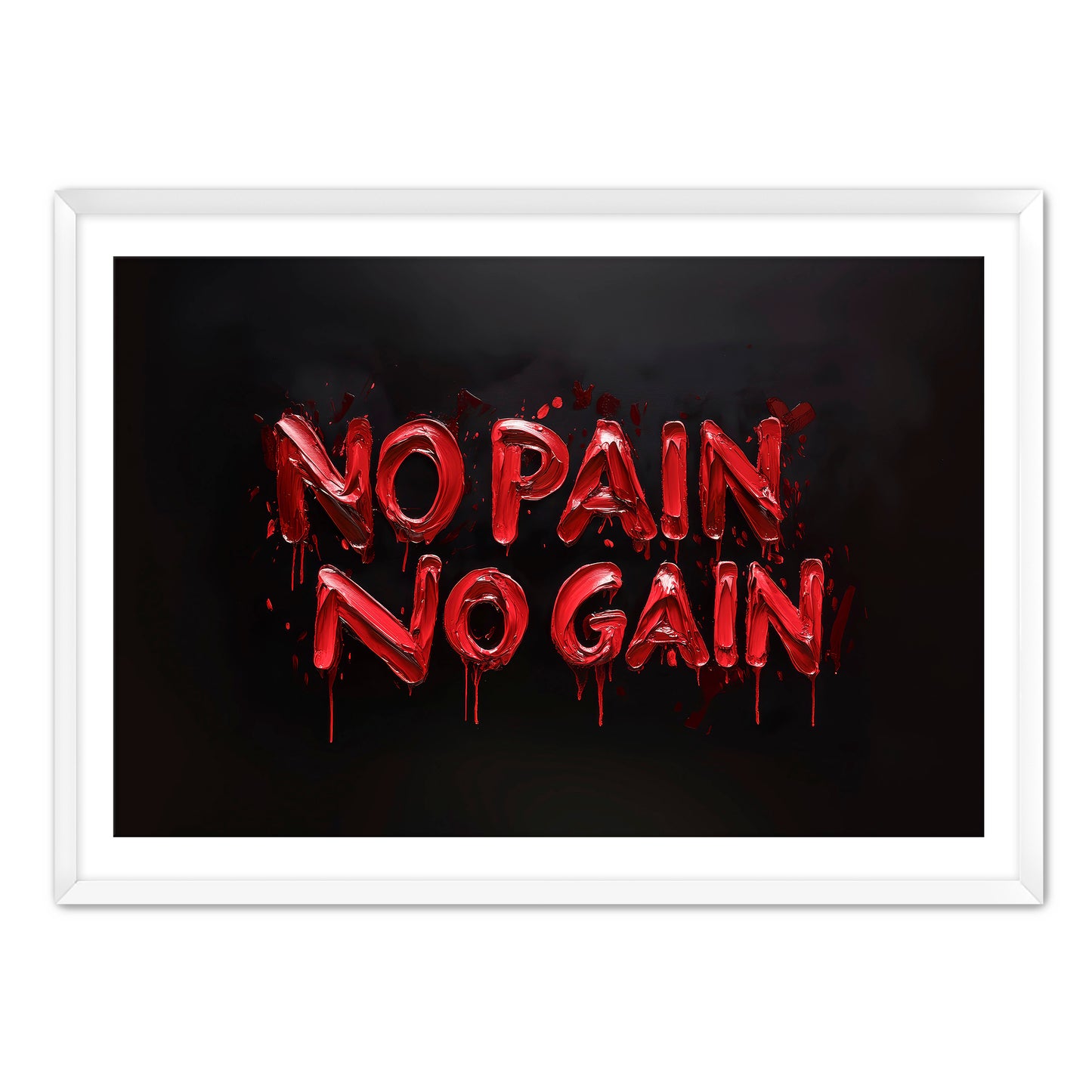 No Pain, No Gain Wall Art