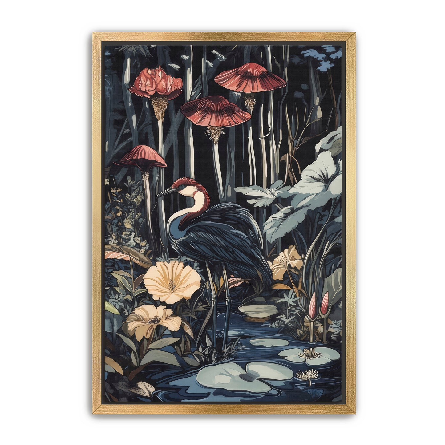 No Regret Egret Wall Art