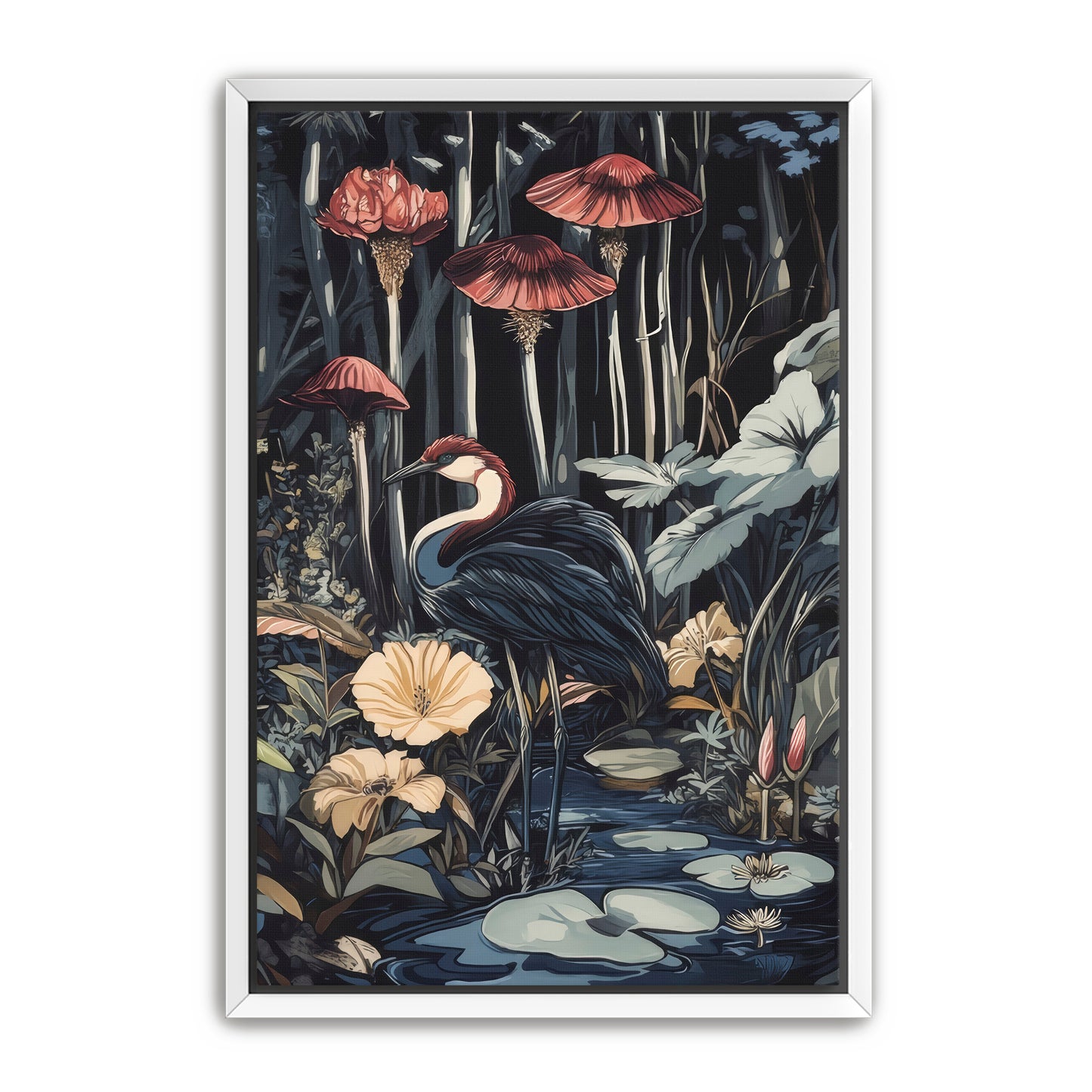 No Regret Egret Wall Art