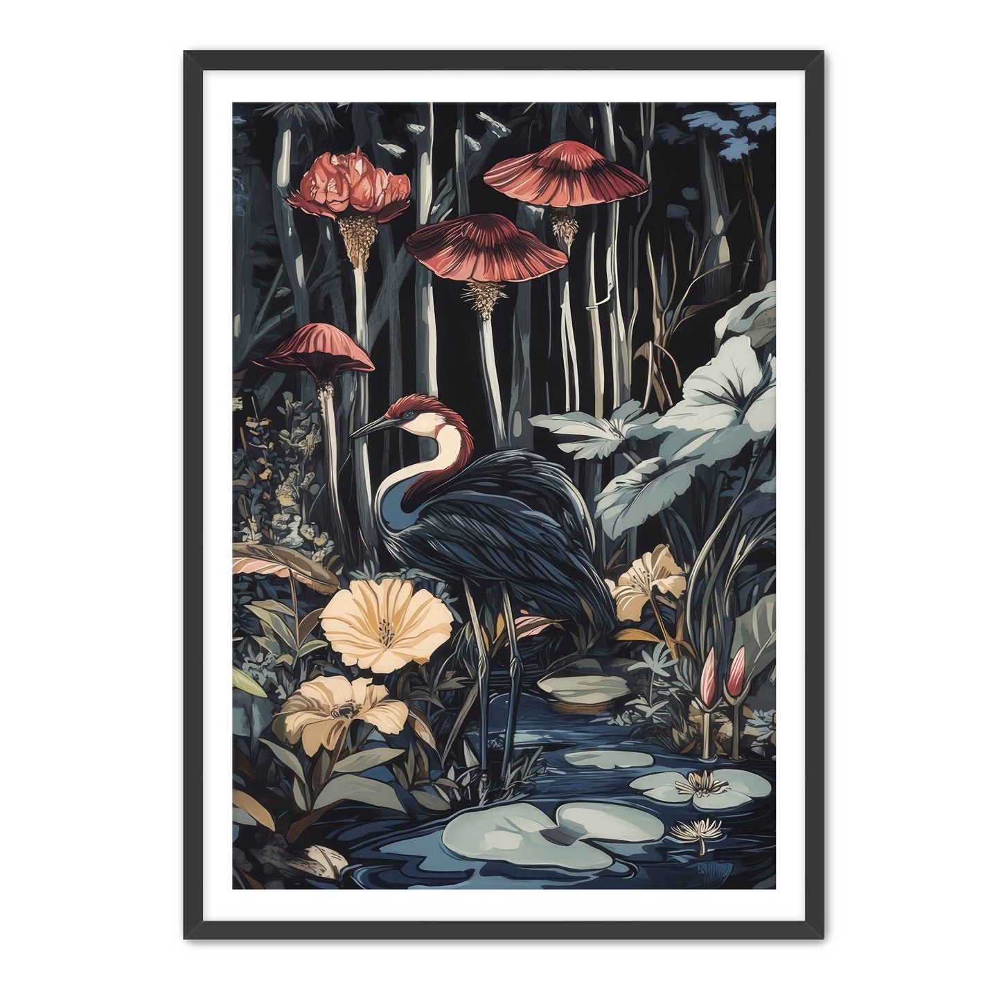 No Regret Egret Wall Art
