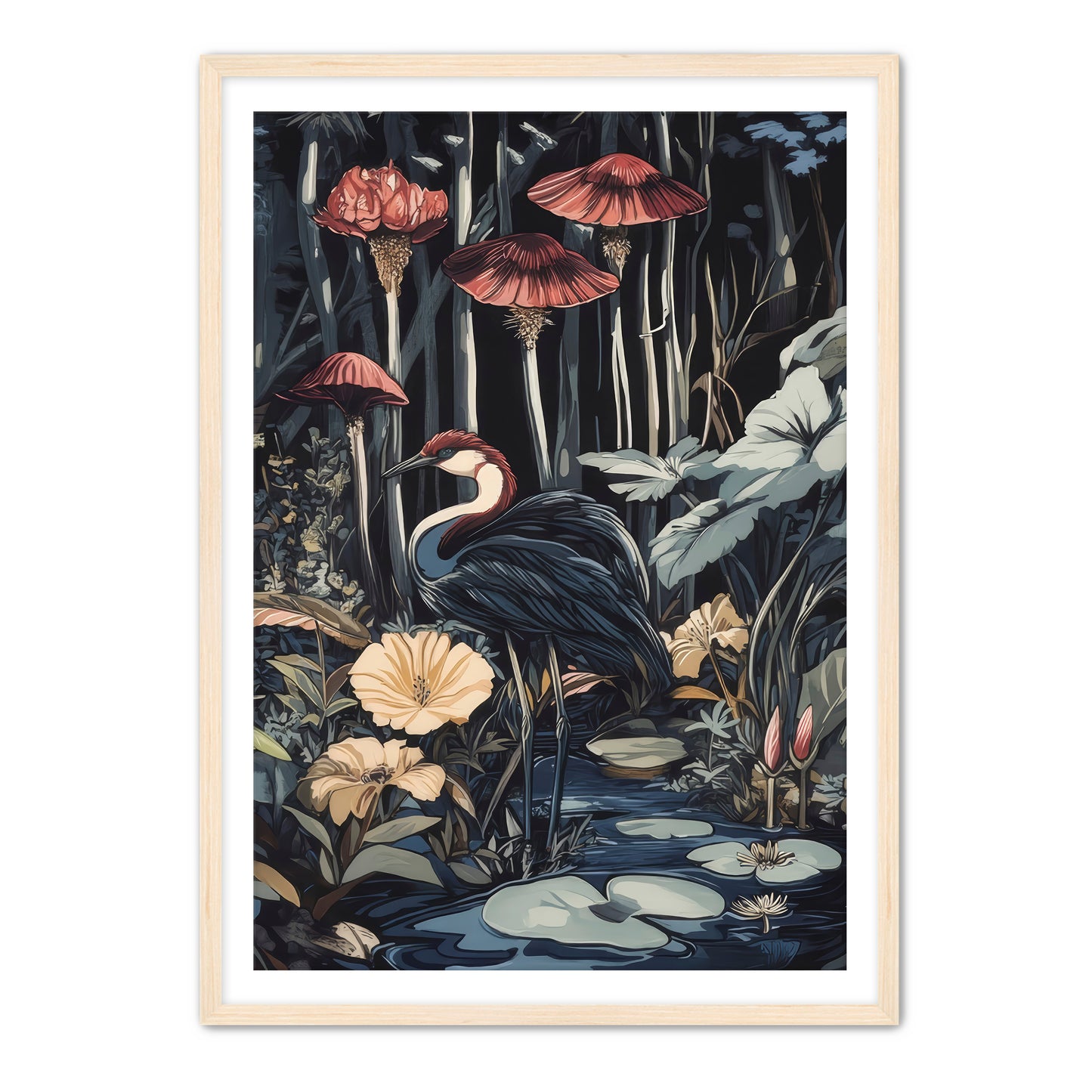 No Regret Egret Wall Art