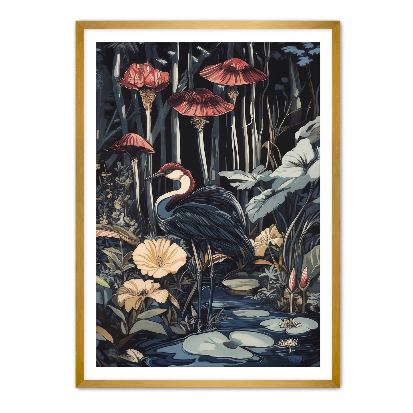 No Regret Egret Wall Art