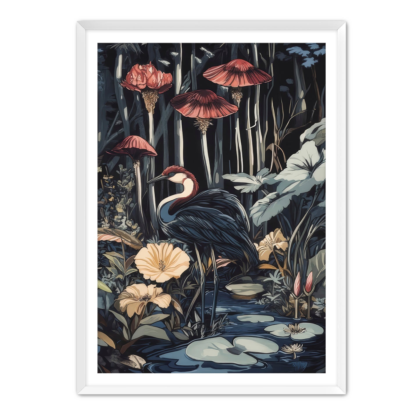 No Regret Egret Wall Art
