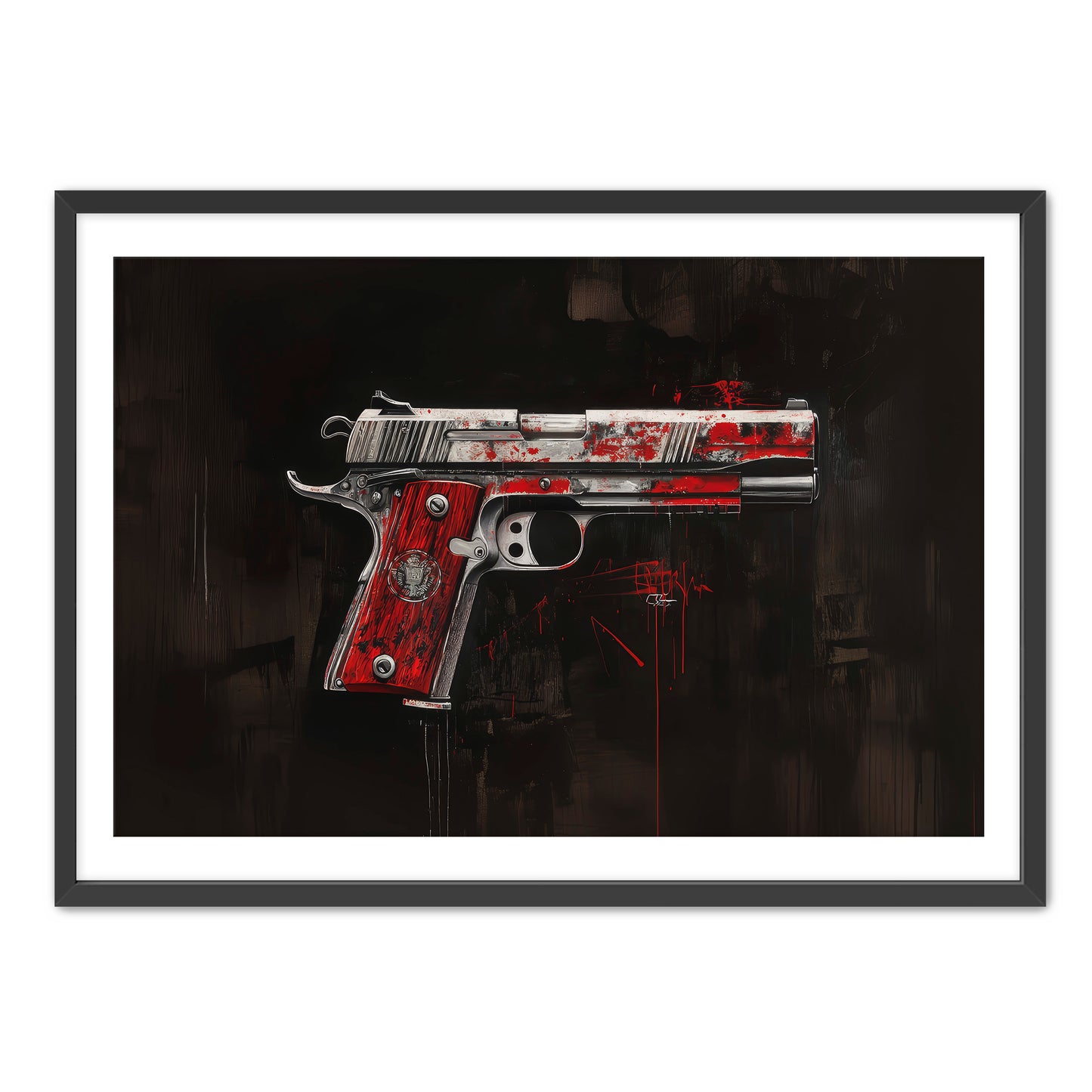 Official Pistol Wall Art