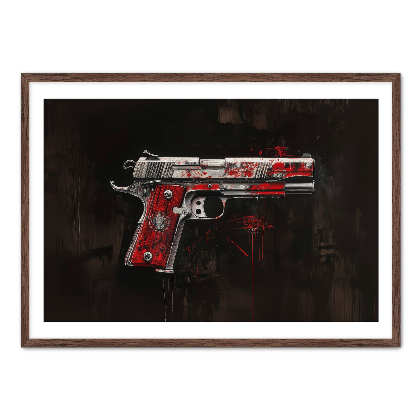 Official Pistol Wall Art