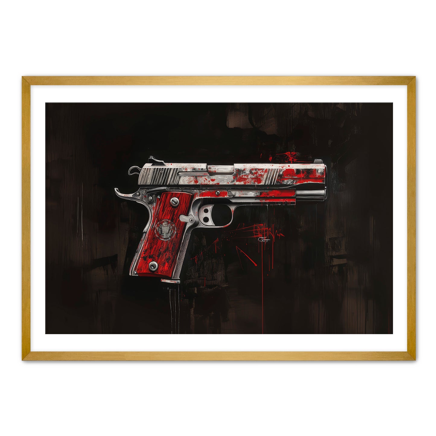 Official Pistol Wall Art