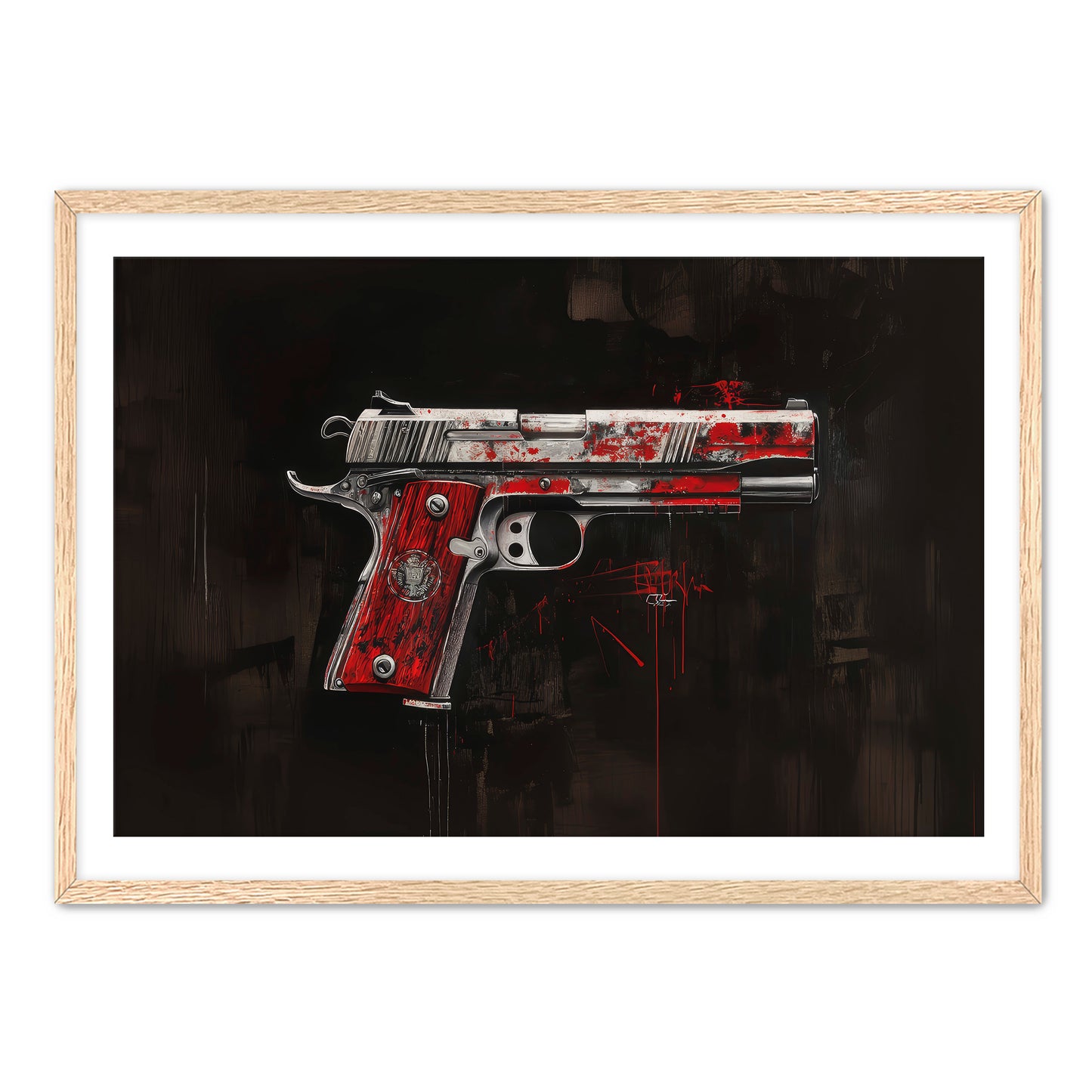 Official Pistol Wall Art