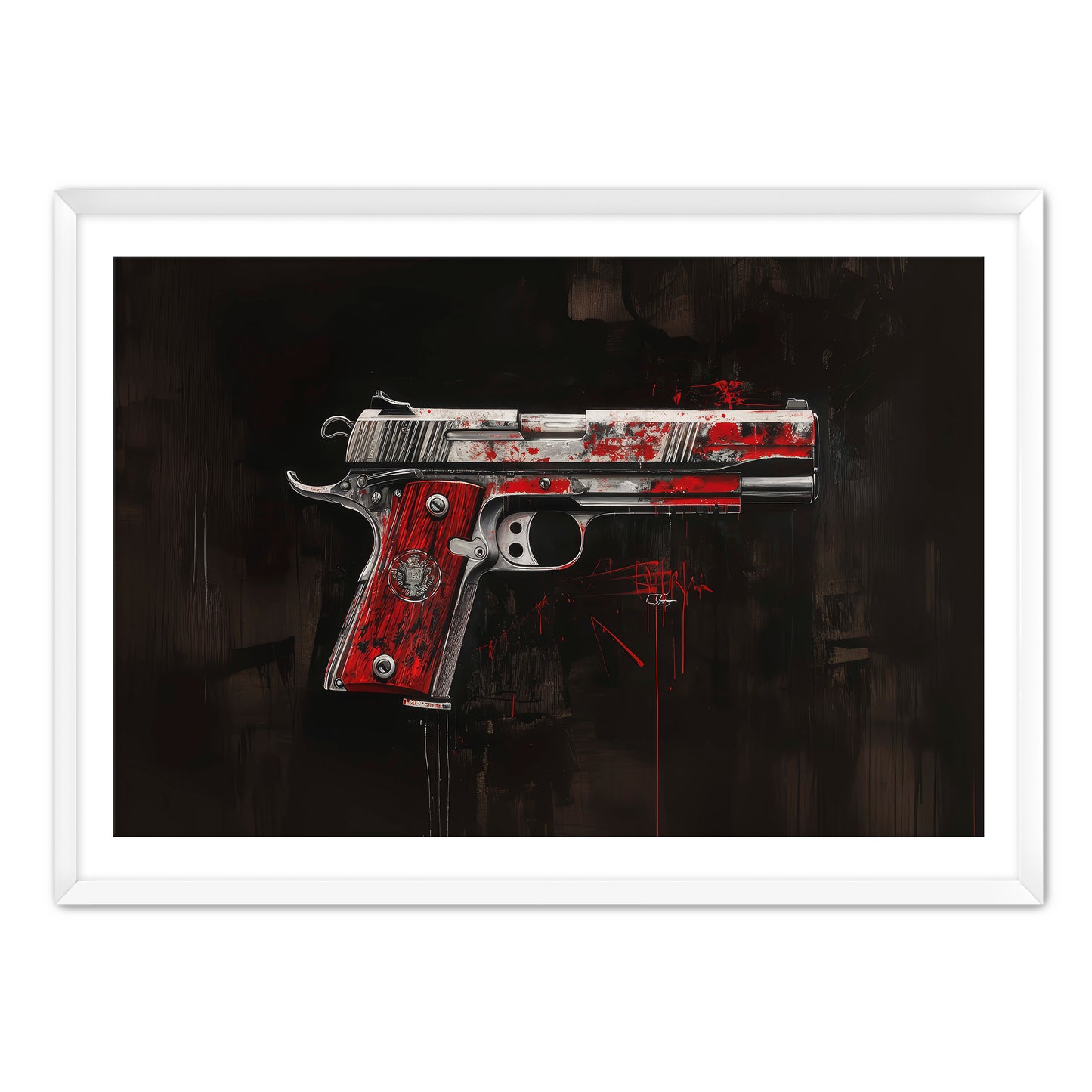Official Pistol Wall Art