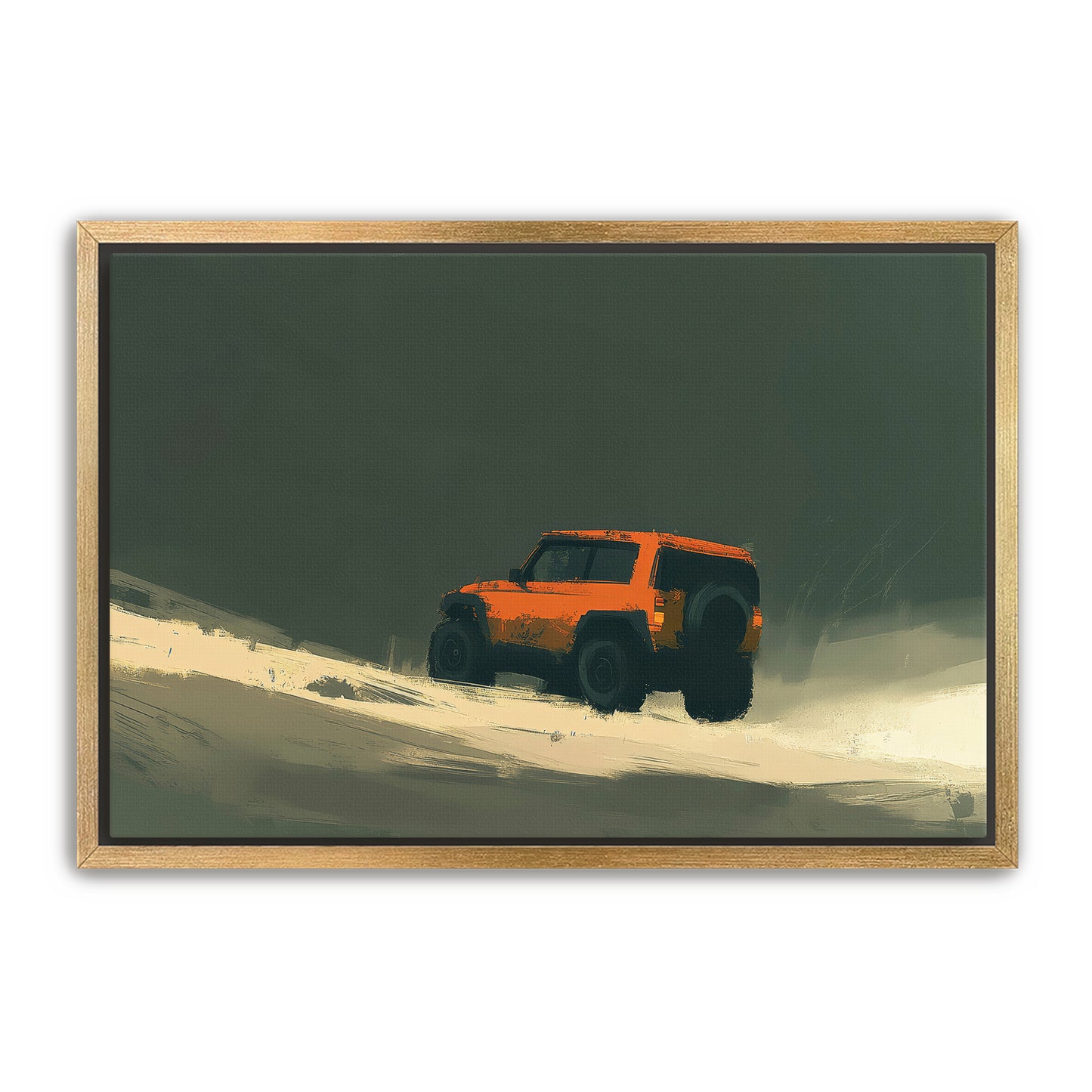 Offroad Orange Wall Art