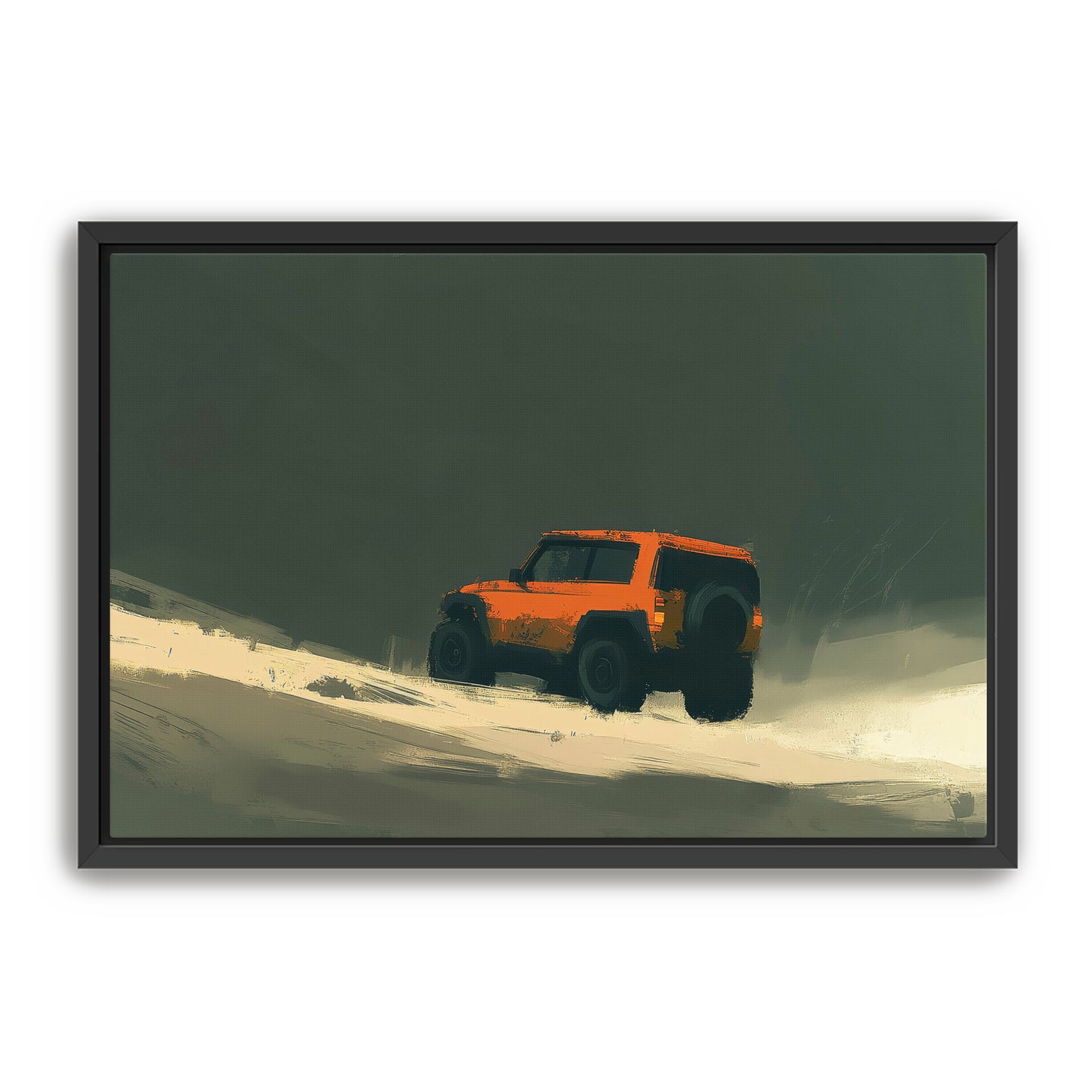 Offroad Orange Wall Art