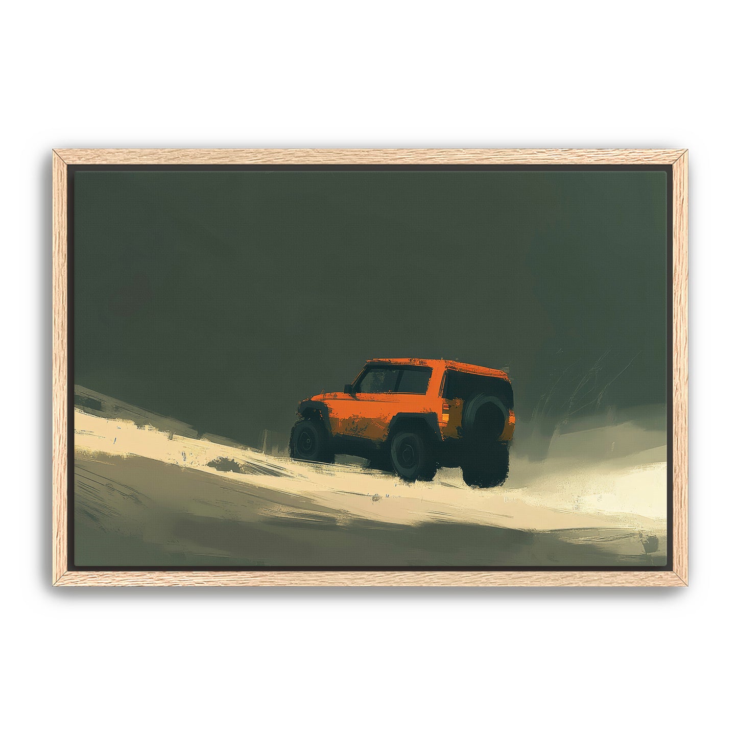 Offroad Orange Wall Art