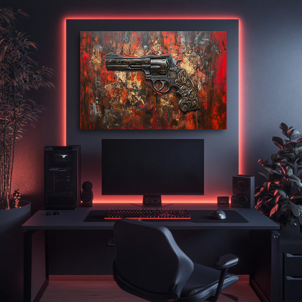 Old School Shot Wall Art