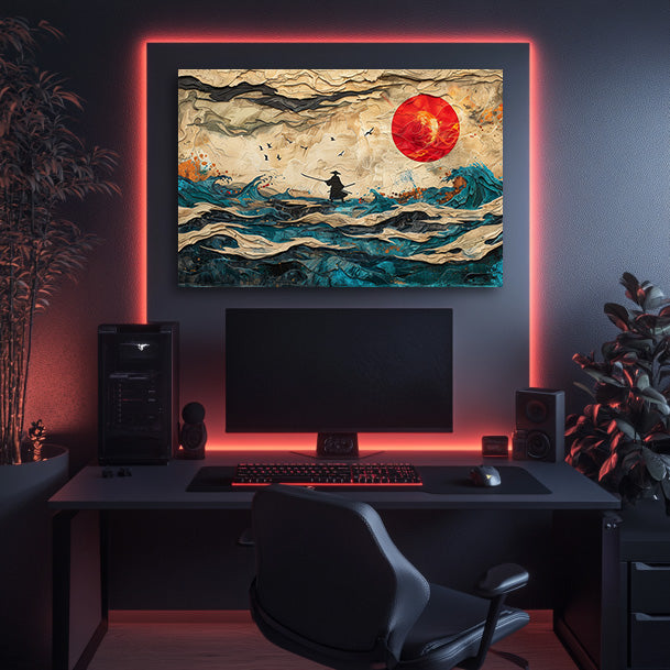 On Waves I Stand Wall Art