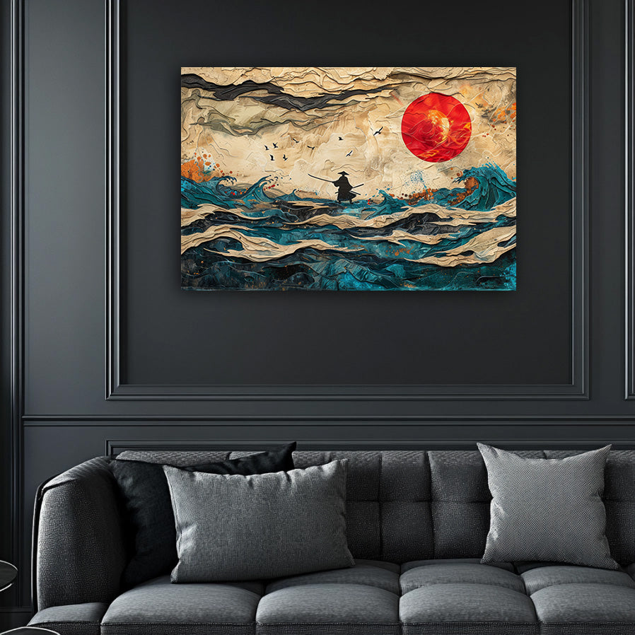 On Waves I Stand Wall Art