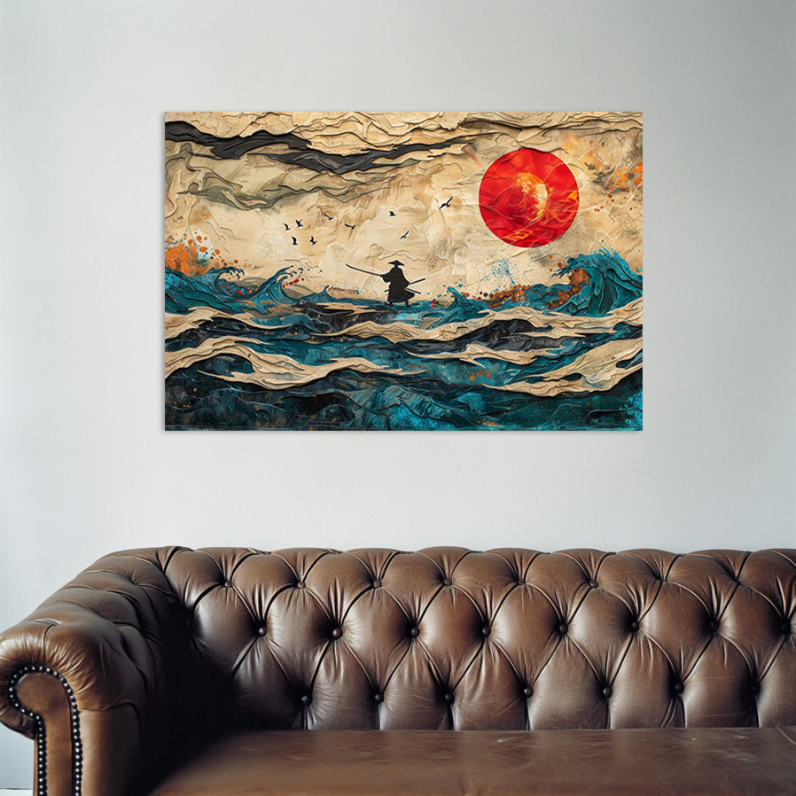 On Waves I Stand Wall Art
