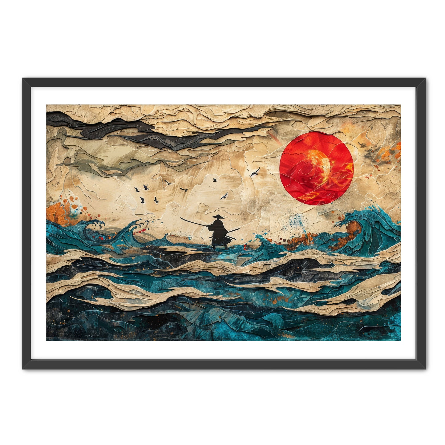 On Waves I Stand Wall Art