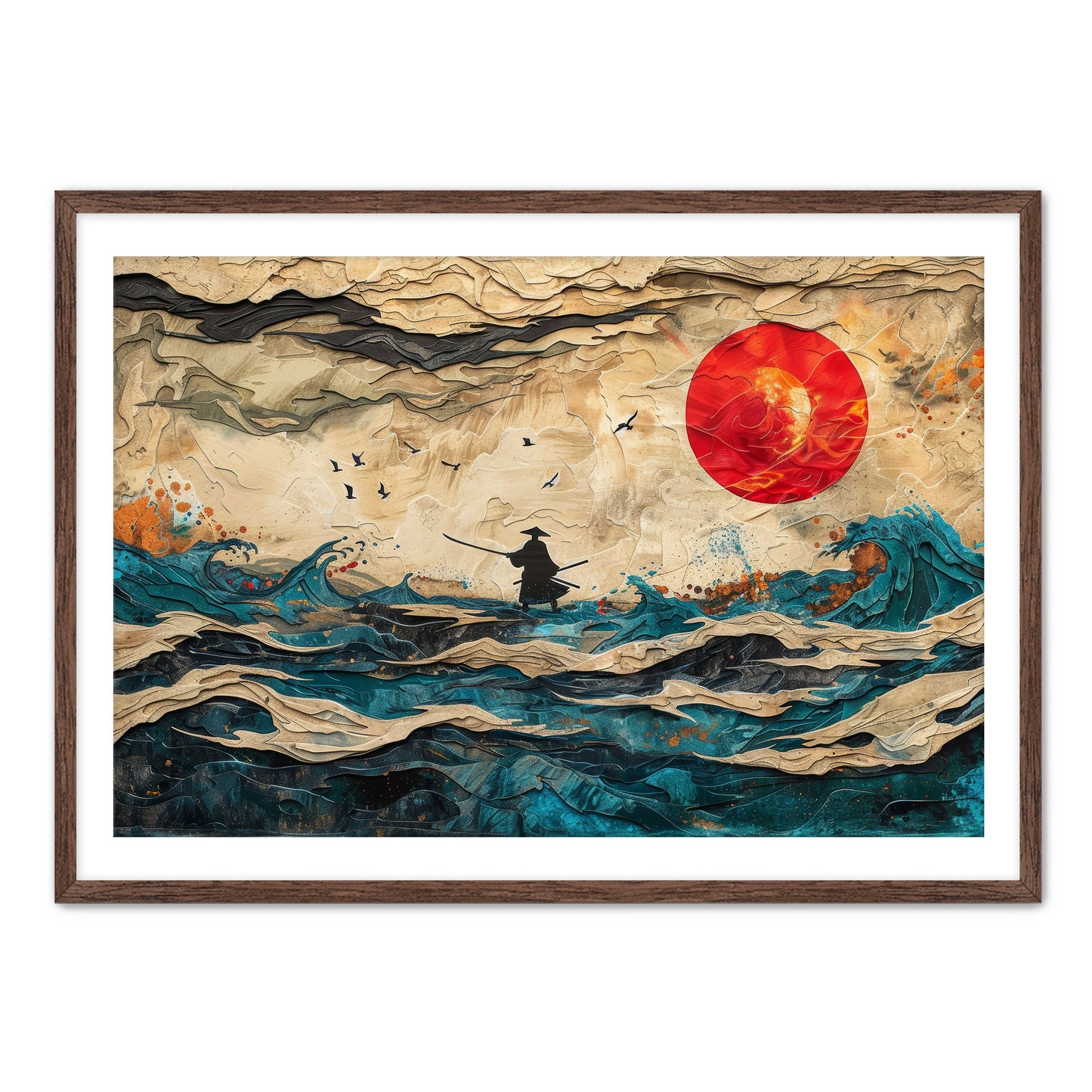 On Waves I Stand Wall Art