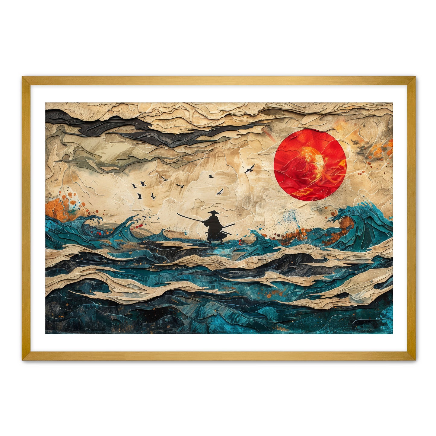 On Waves I Stand Wall Art
