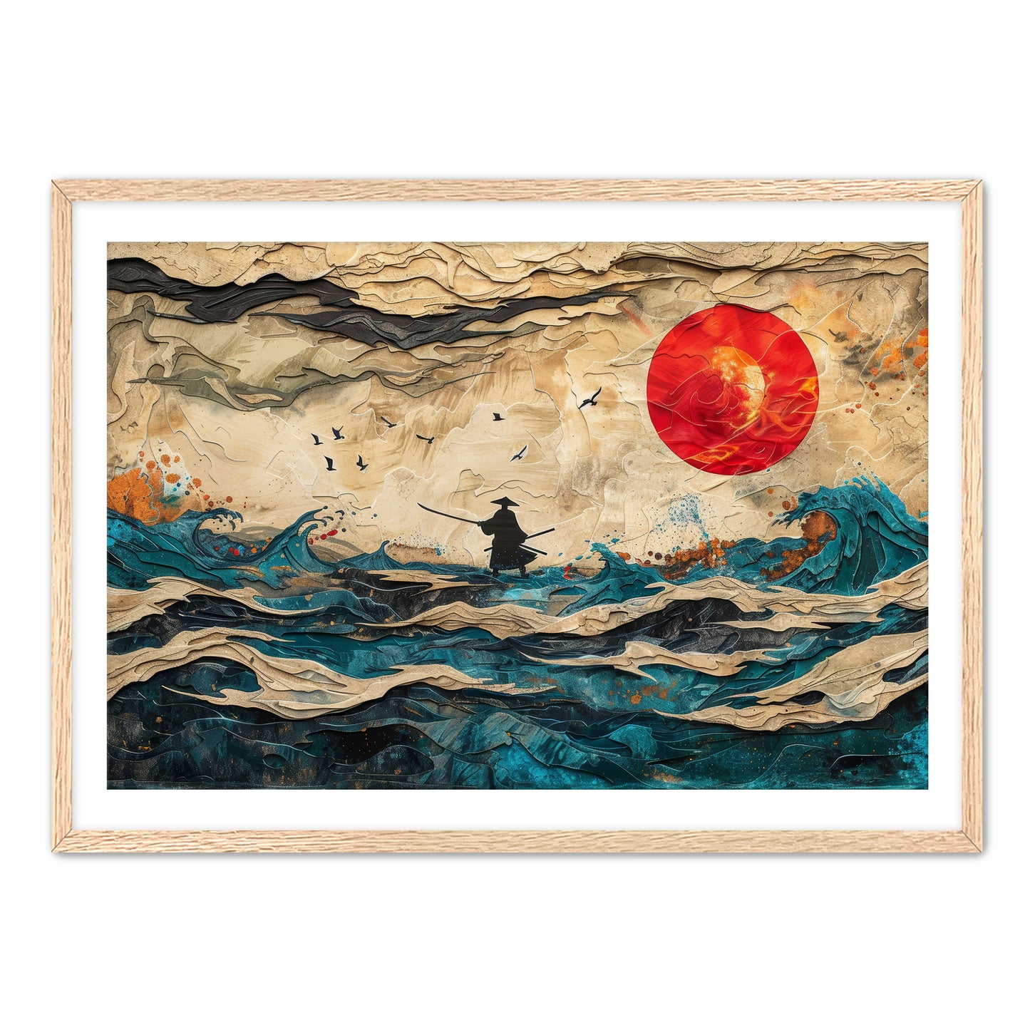 On Waves I Stand Wall Art