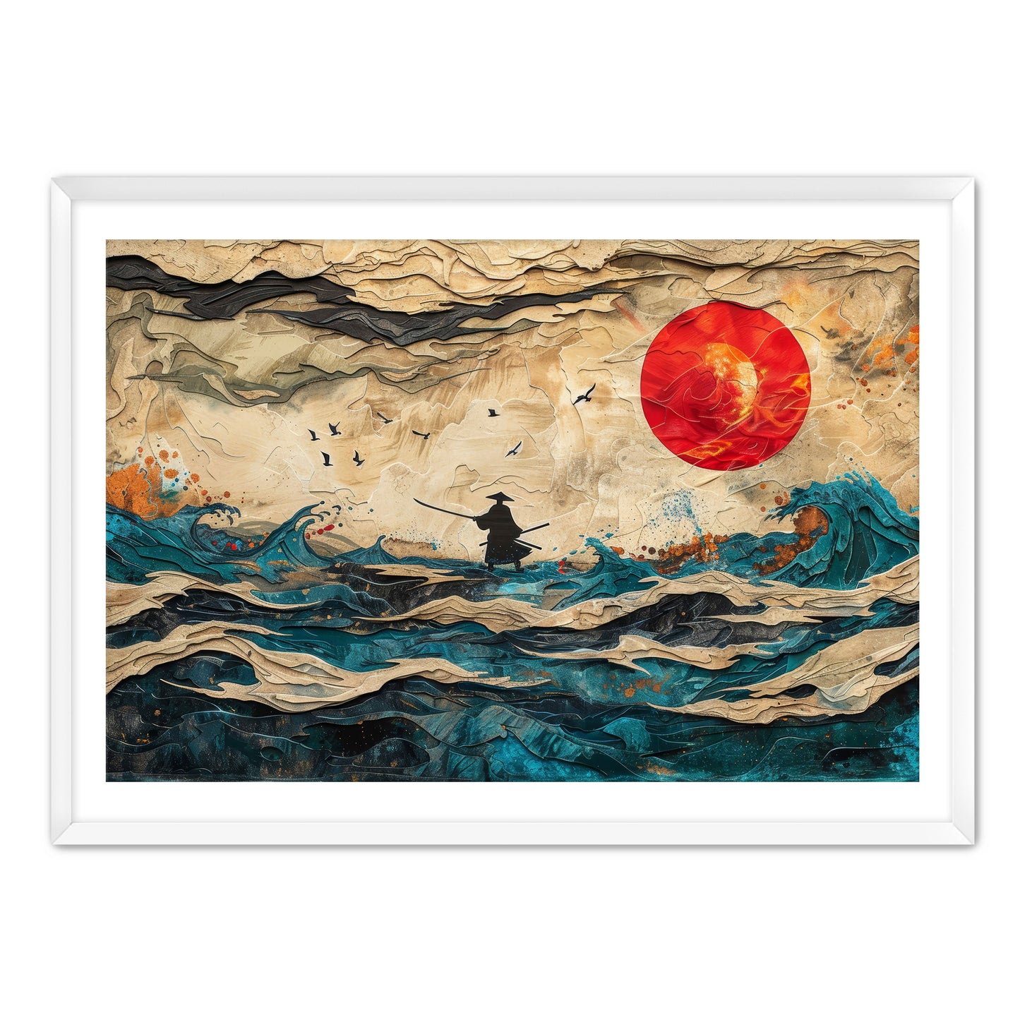 On Waves I Stand Wall Art