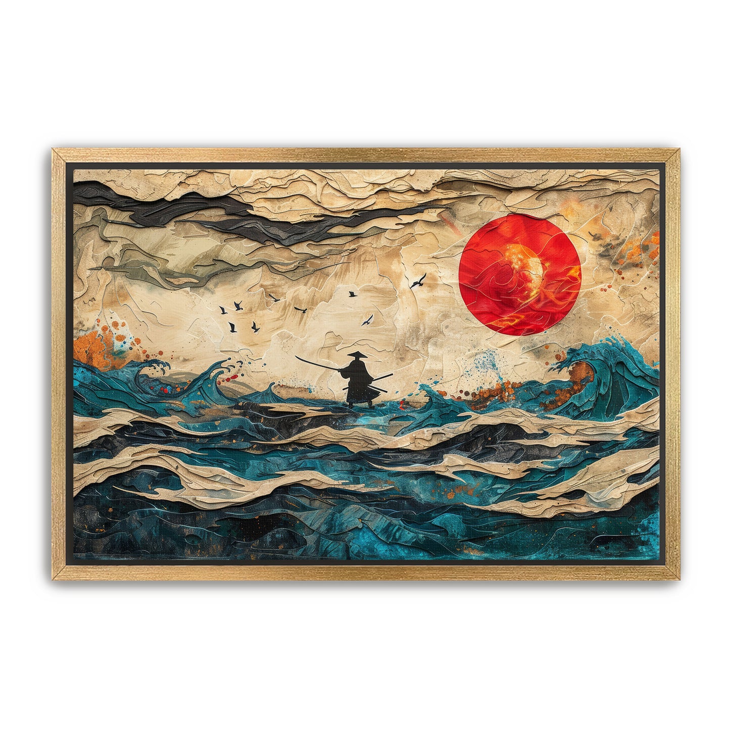 On Waves I Stand Wall Art