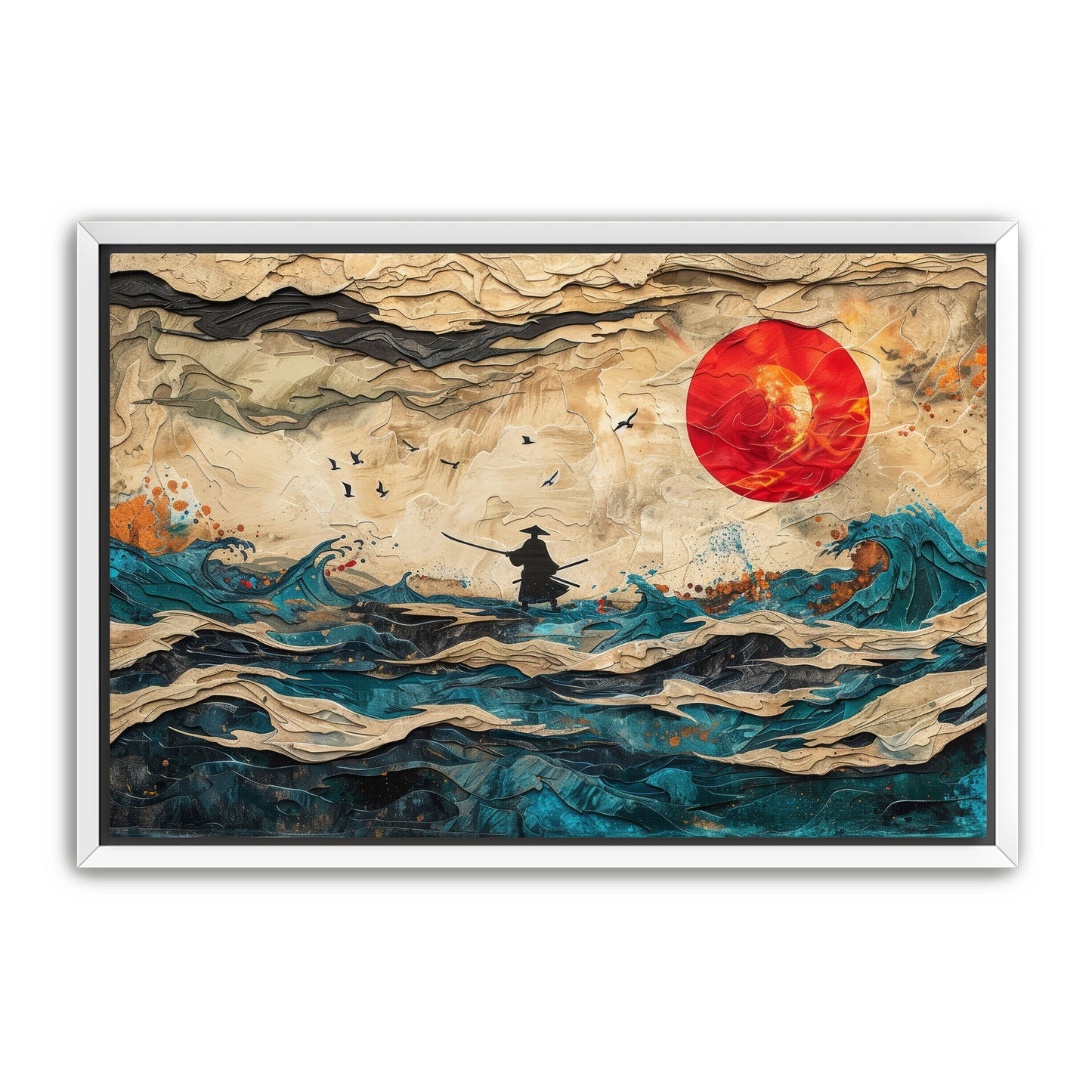 On Waves I Stand Wall Art