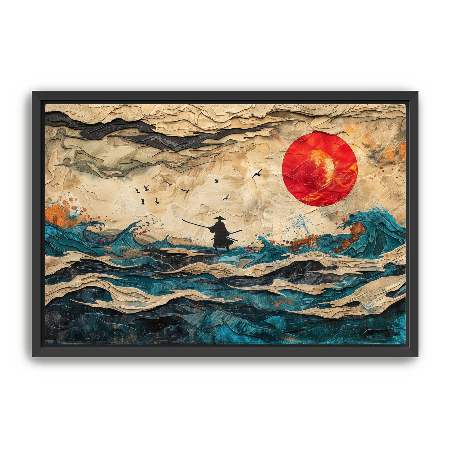 On Waves I Stand Wall Art