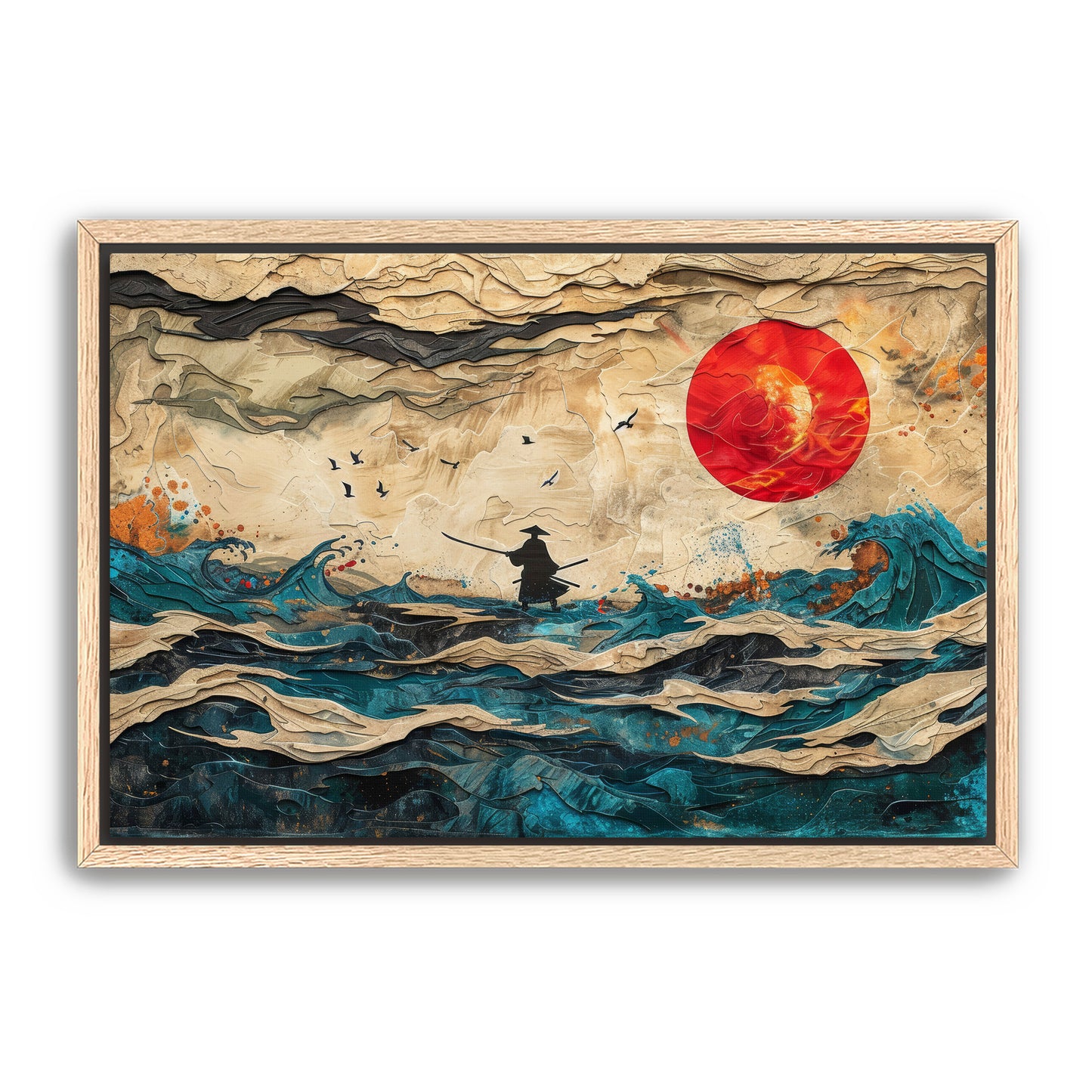 On Waves I Stand Wall Art