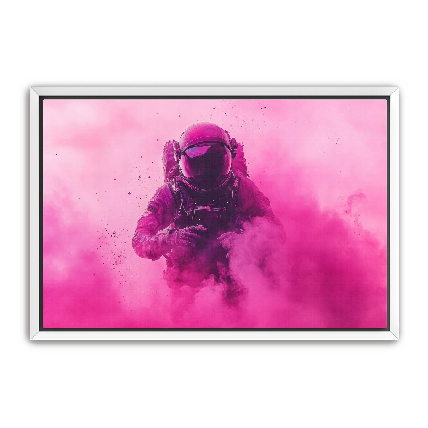 One Pink Step Astronaut Wall Art
