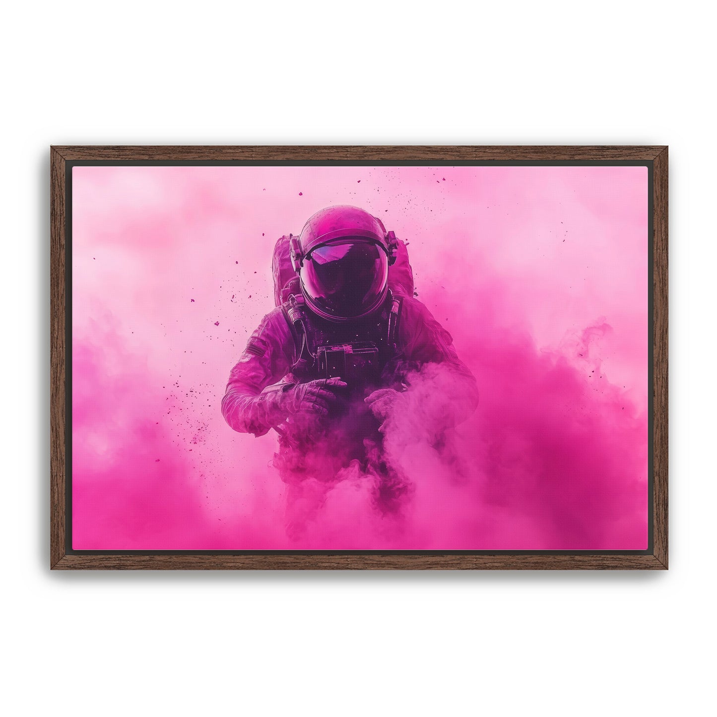 One Pink Step Astronaut Wall Art