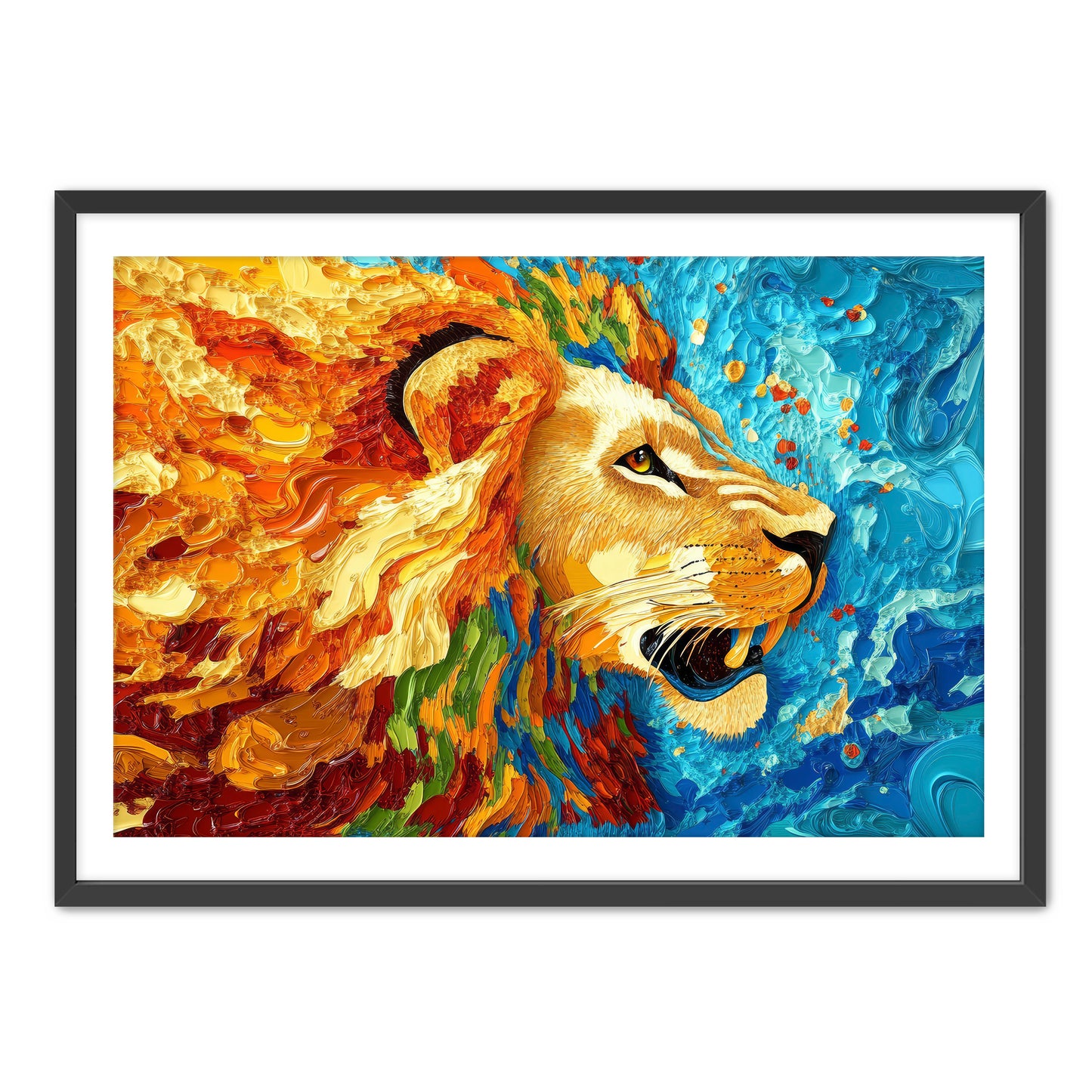 Painted Mane Wall Art
