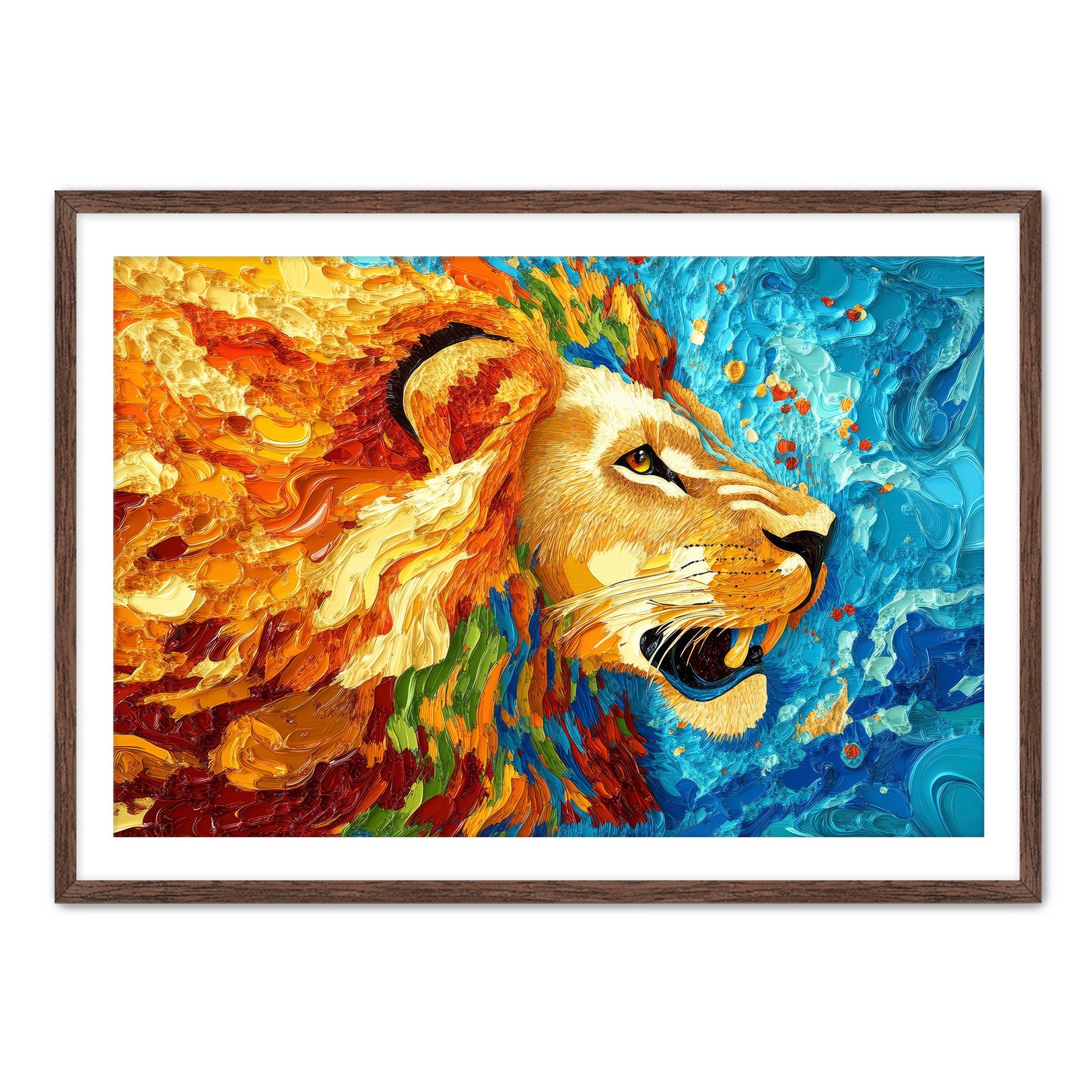Painted Mane Wall Art