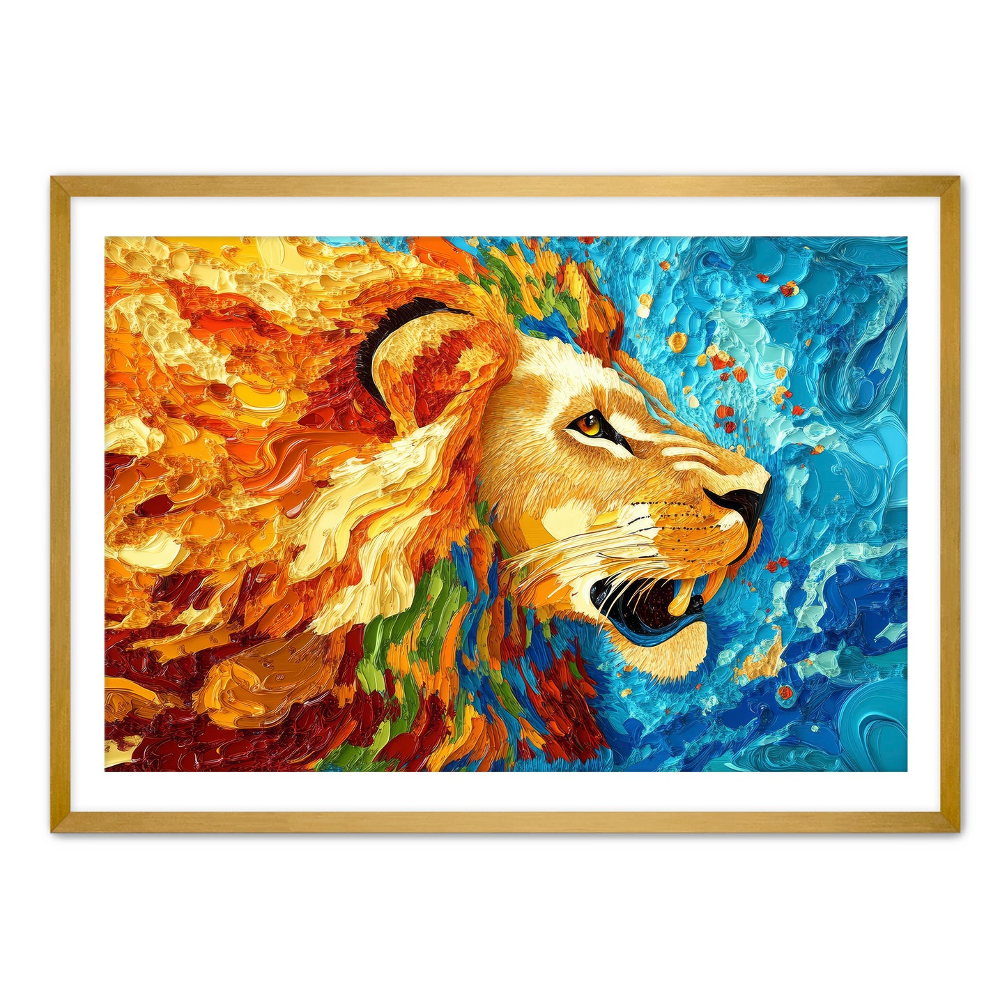 Painted Mane Wall Art