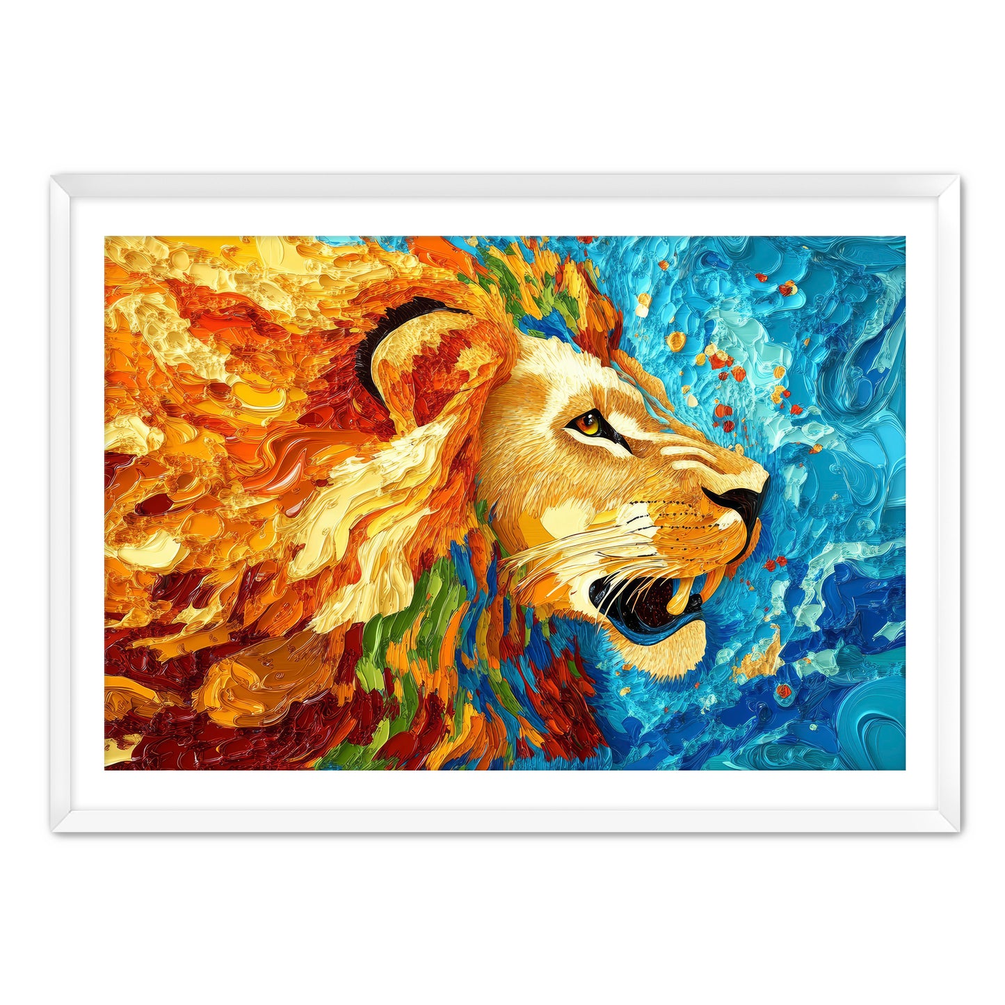 Painted Mane Wall Art