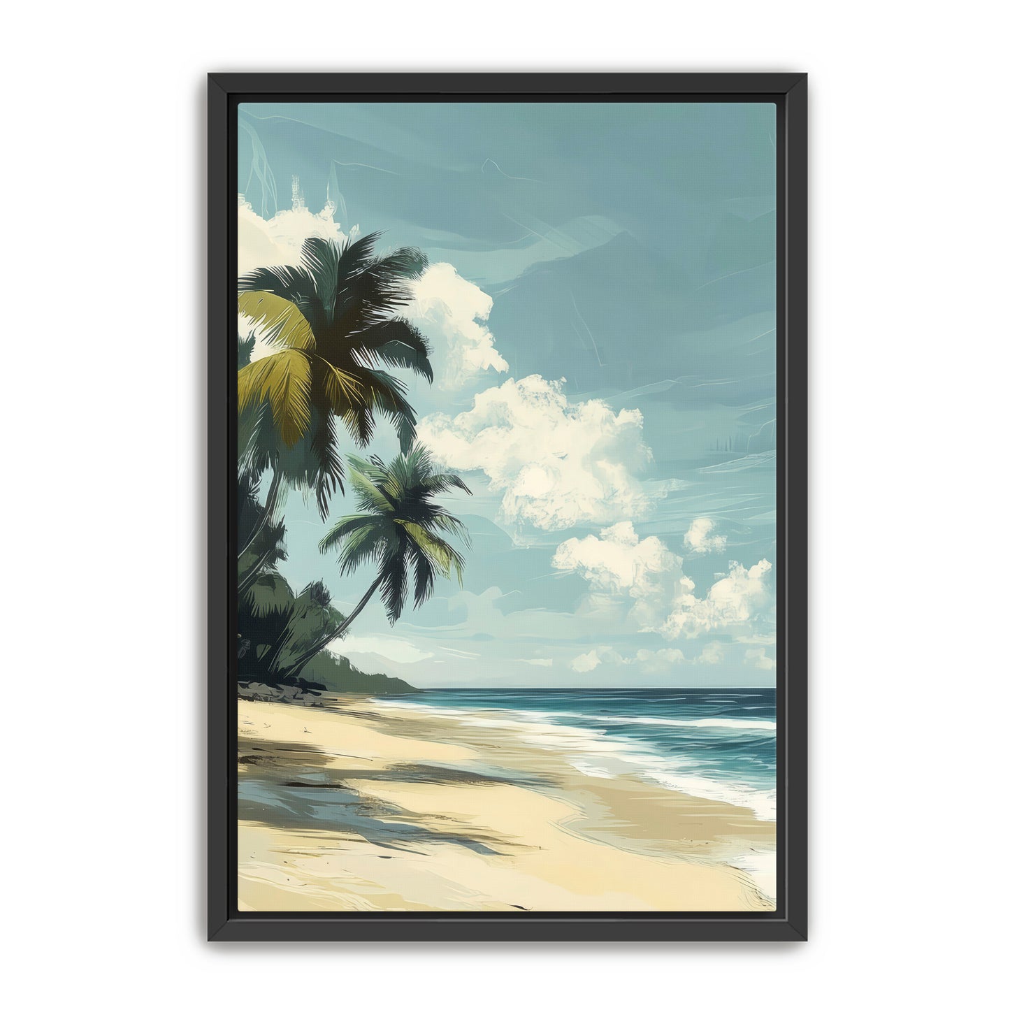 Palm and Sand Wall Art