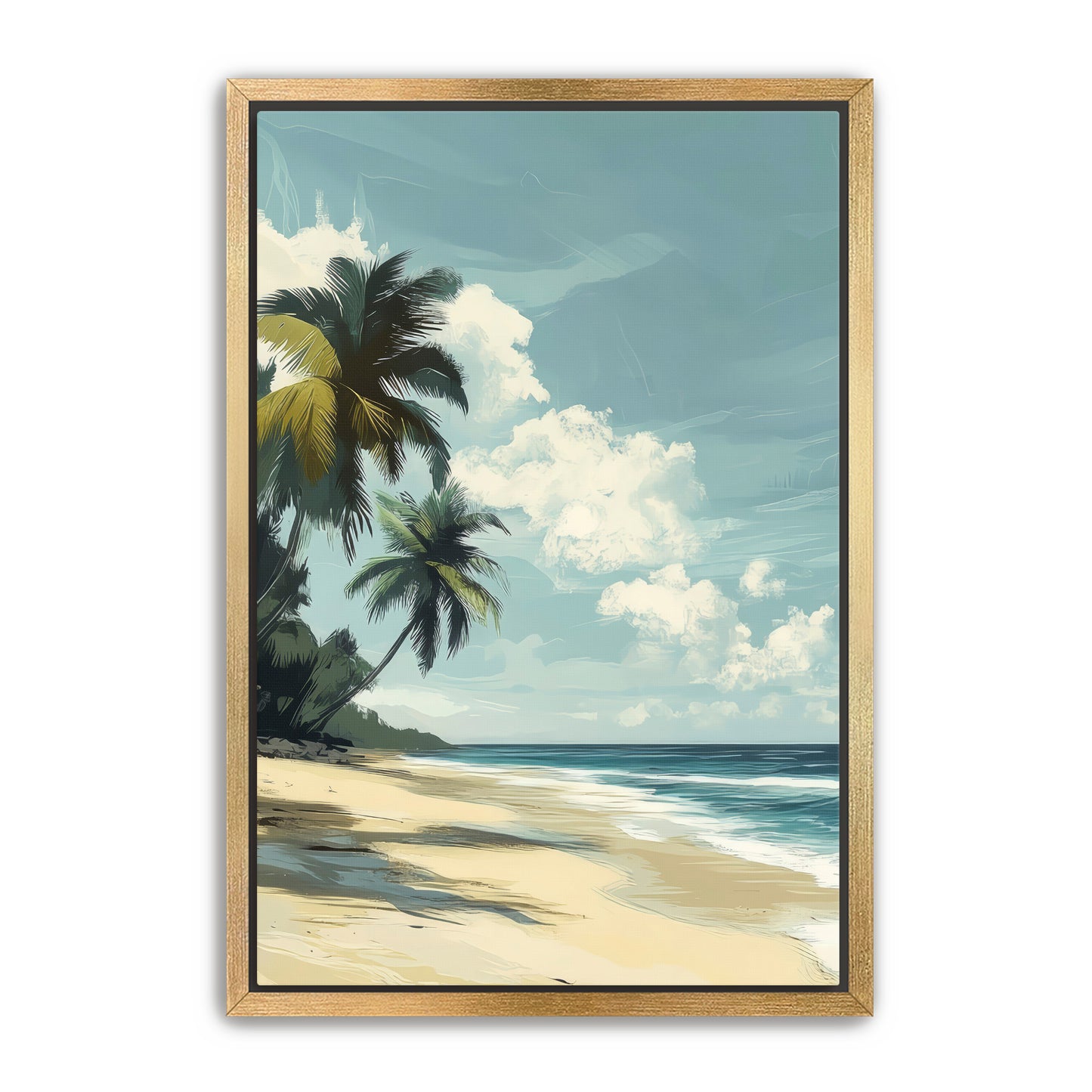 Palm and Sand Wall Art