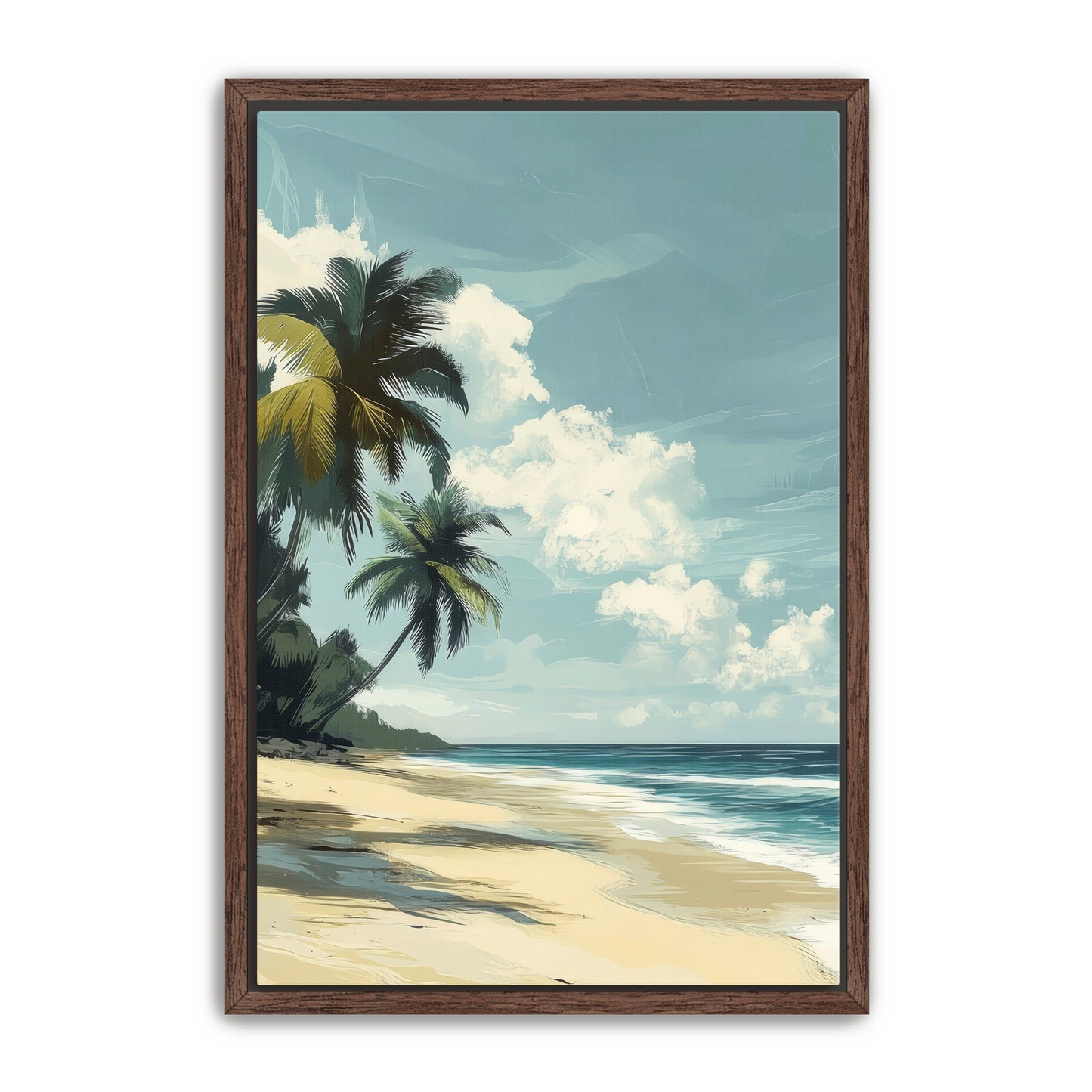 Palm and Sand Wall Art