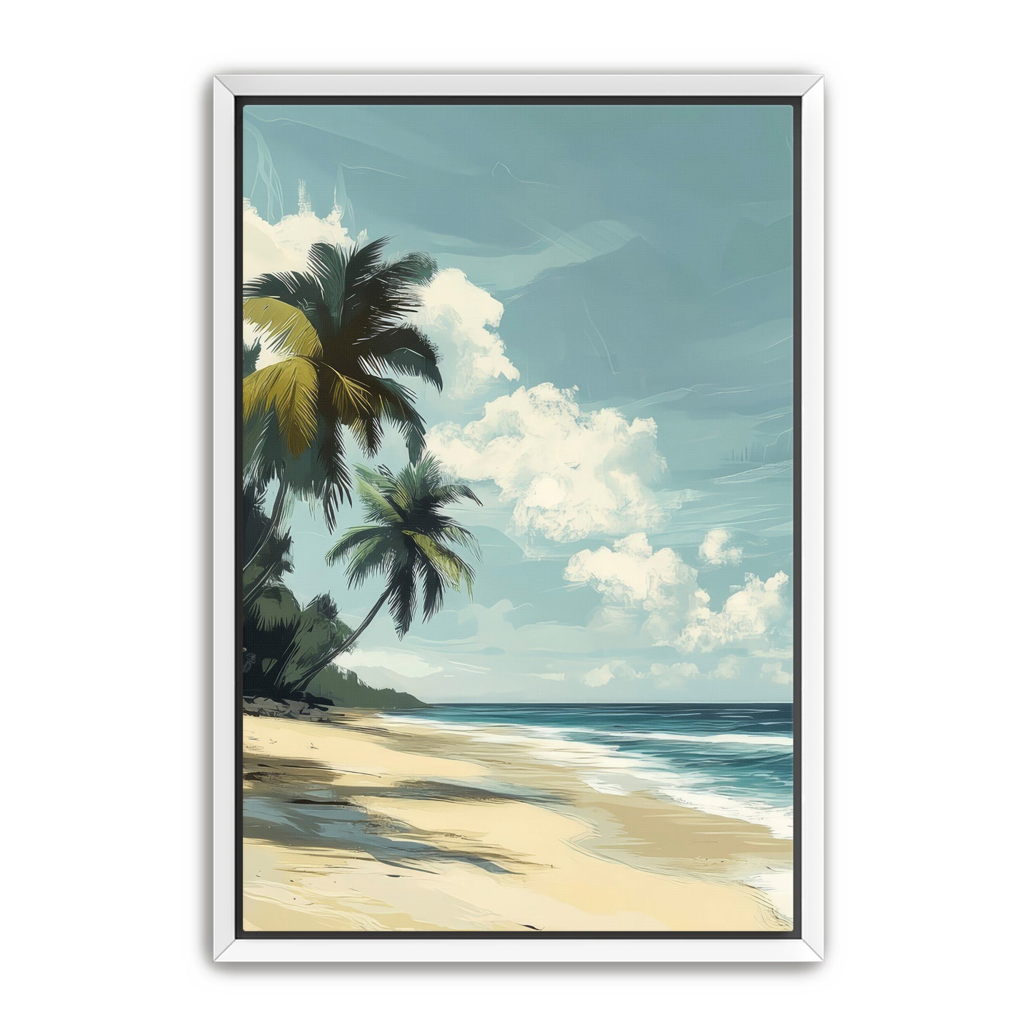 Palm and Sand Wall Art