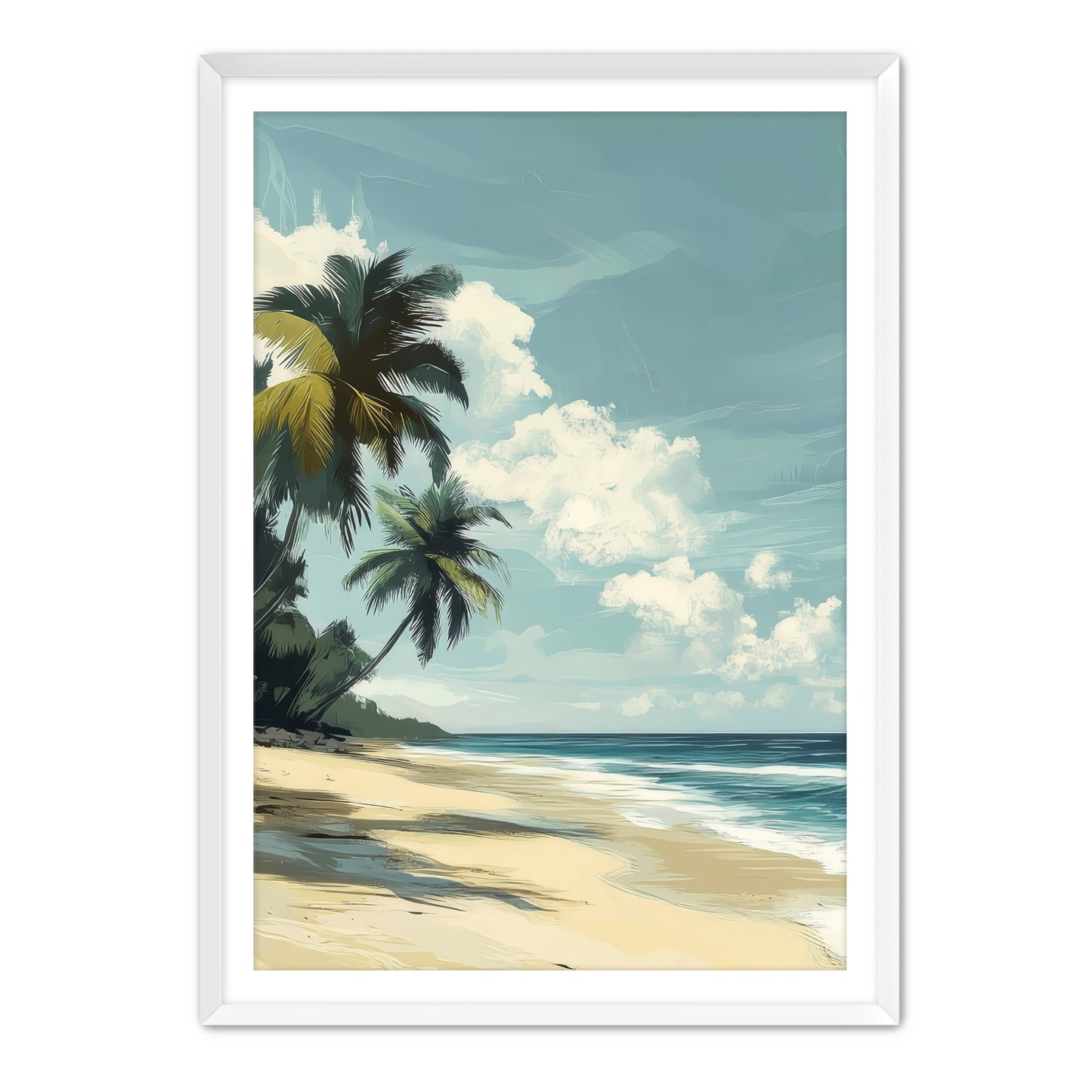 Palm and Sand Wall Art