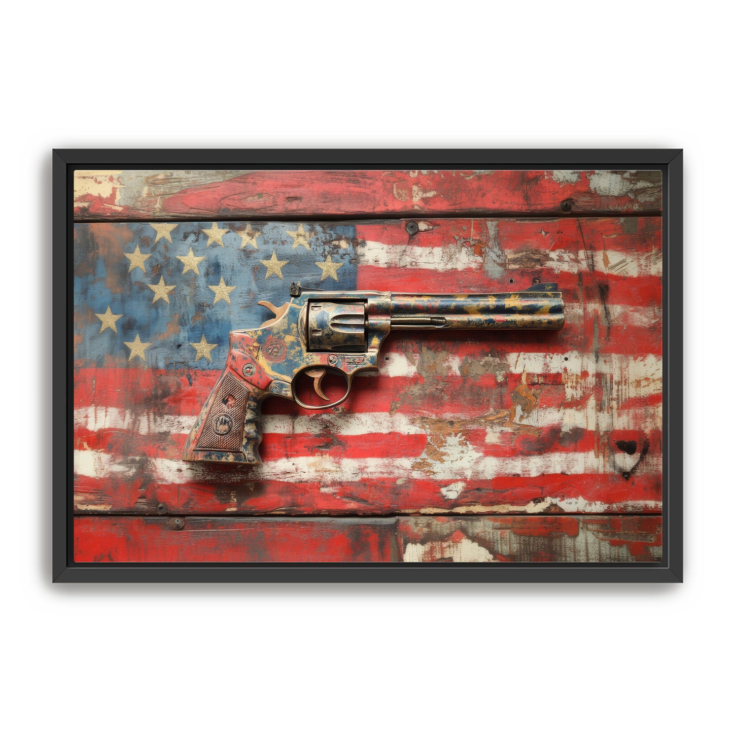 Patriotic Gun Wall Art