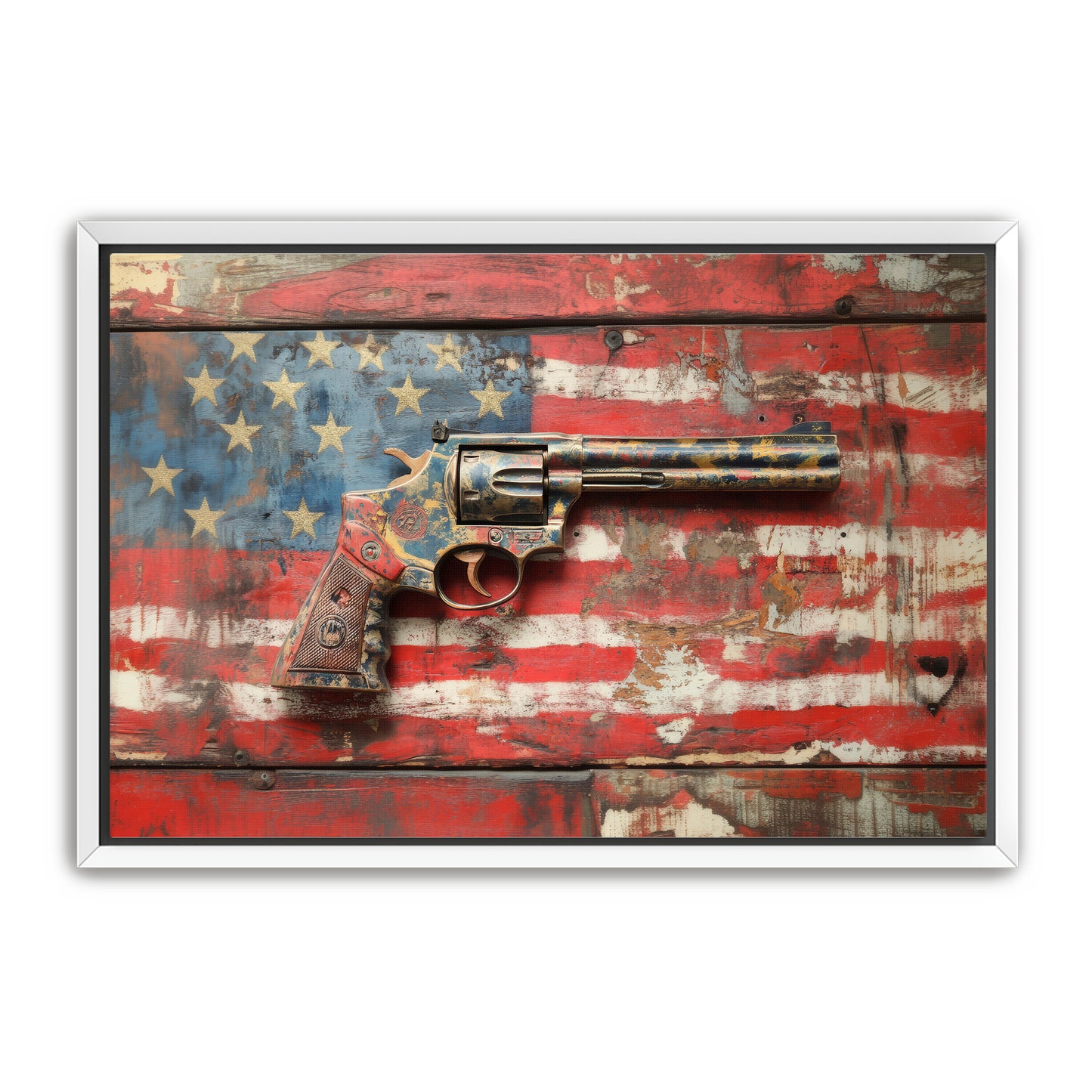 Patriotic Gun Wall Art