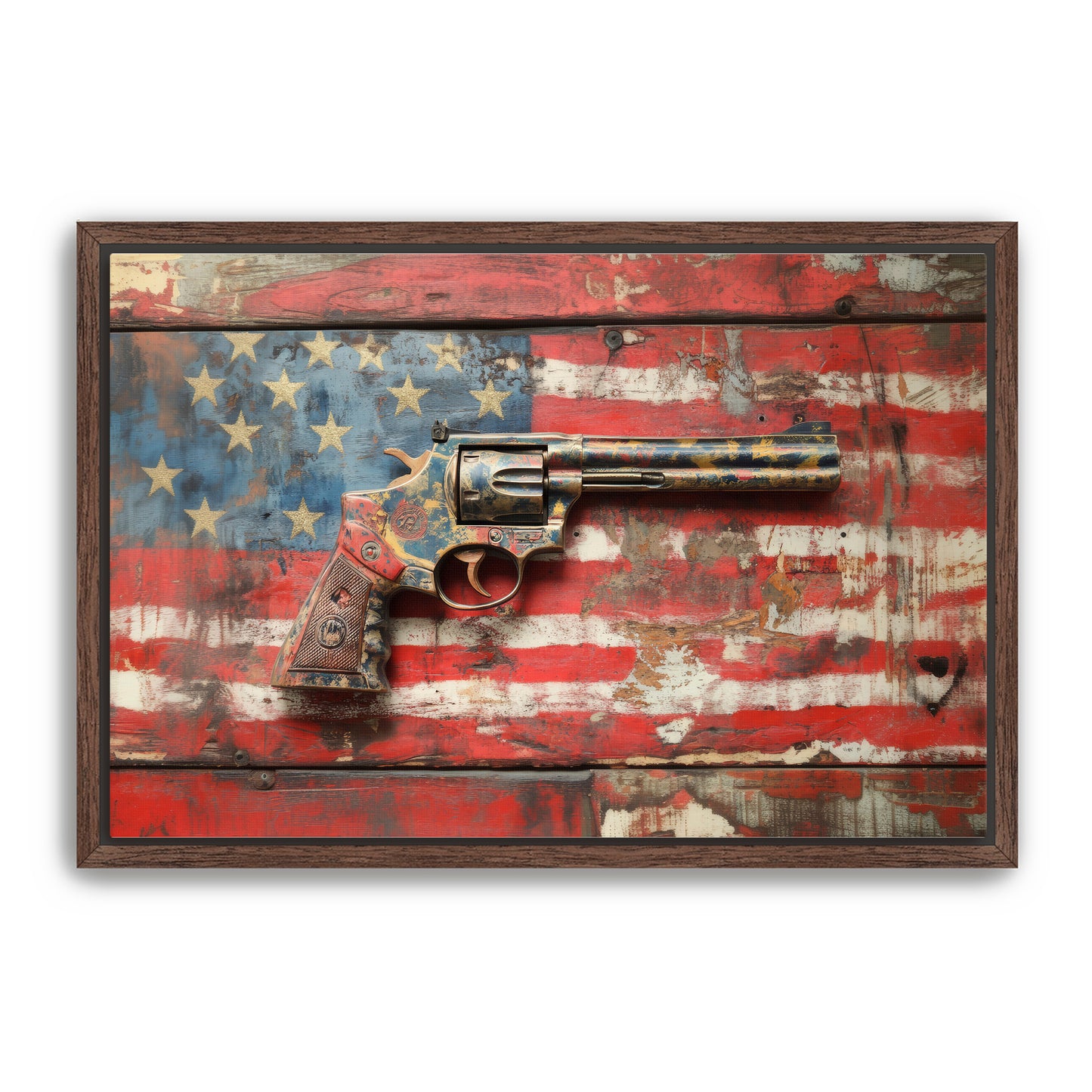 Patriotic Gun Wall Art