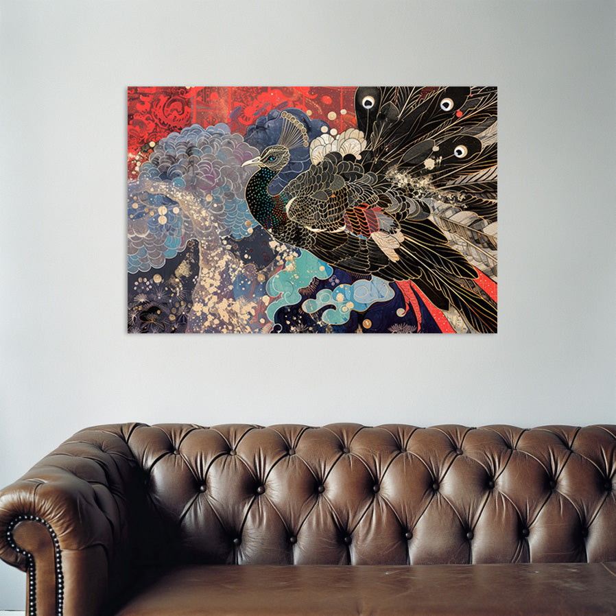 Peacock King Wall Art