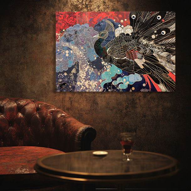 Peacock King Wall Art