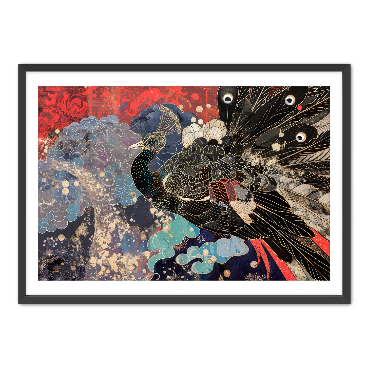 Peacock King Wall Art
