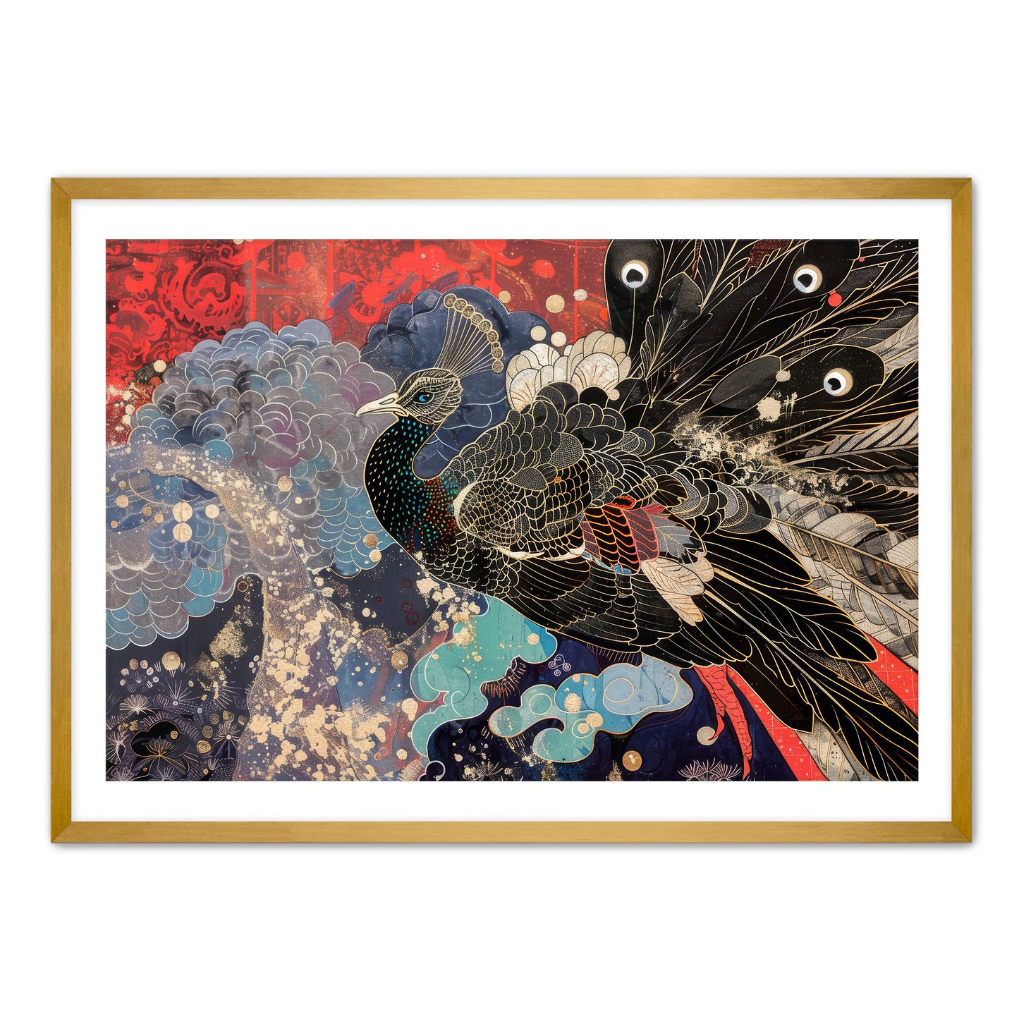 Peacock King Wall Art