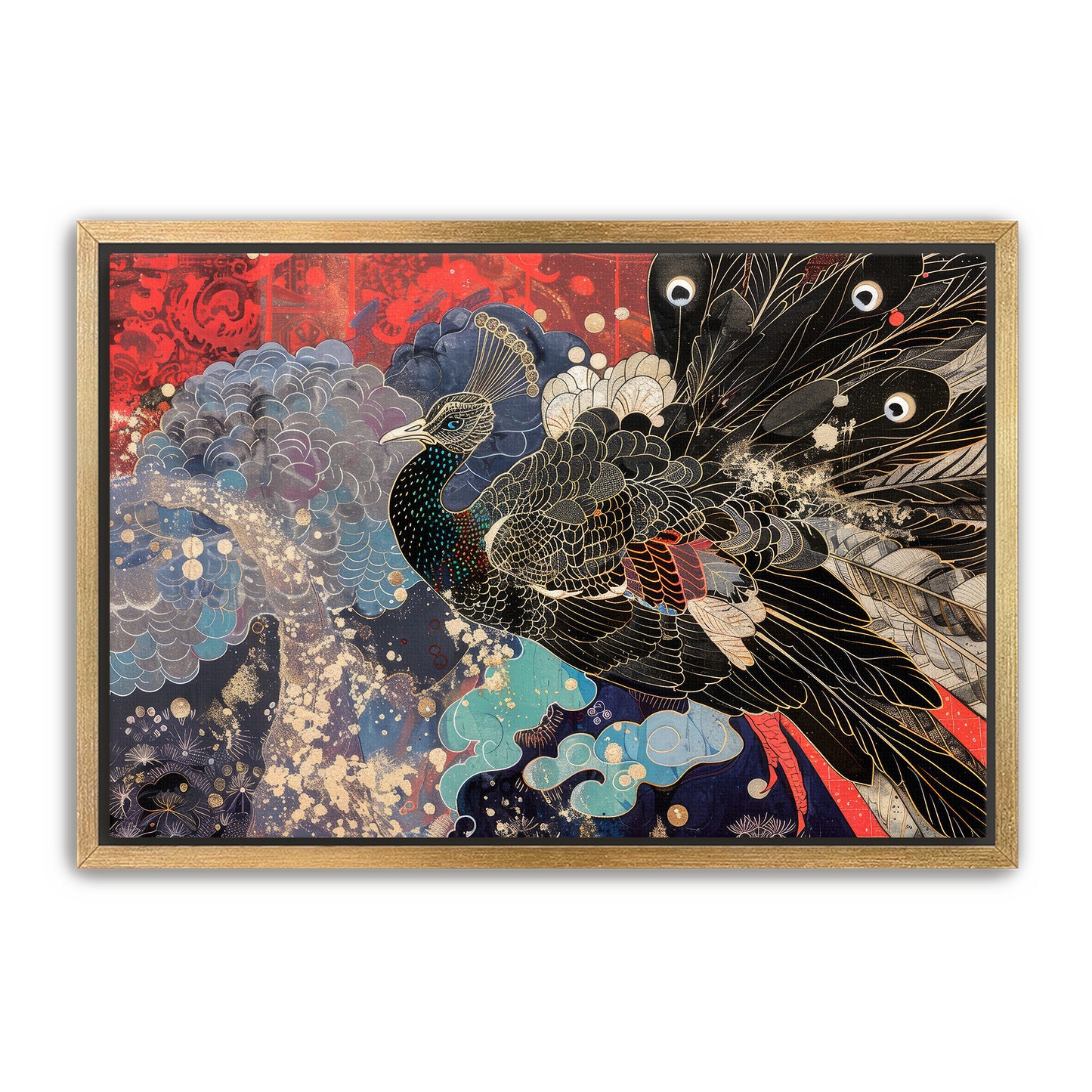 Peacock King Wall Art
