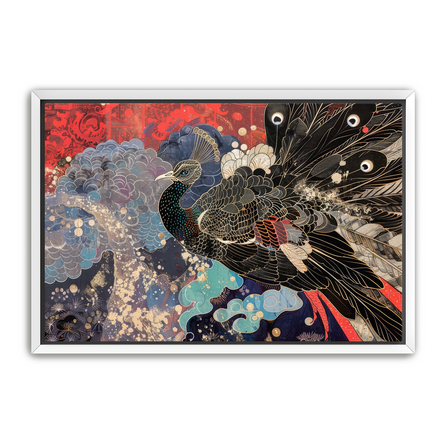 Peacock King Wall Art