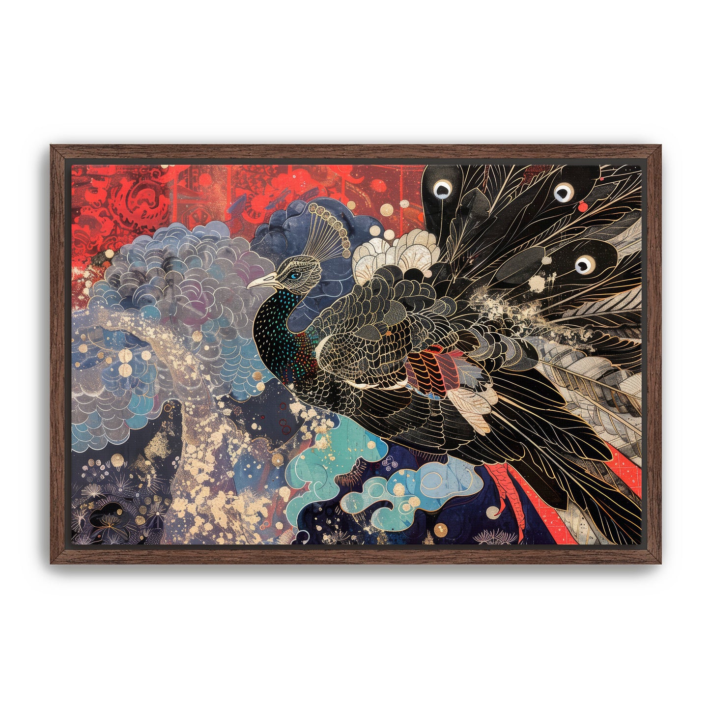 Peacock King Wall Art