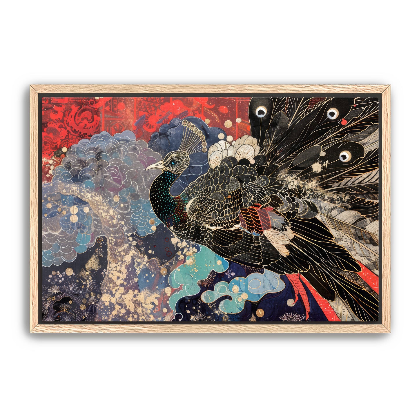 Peacock King Wall Art